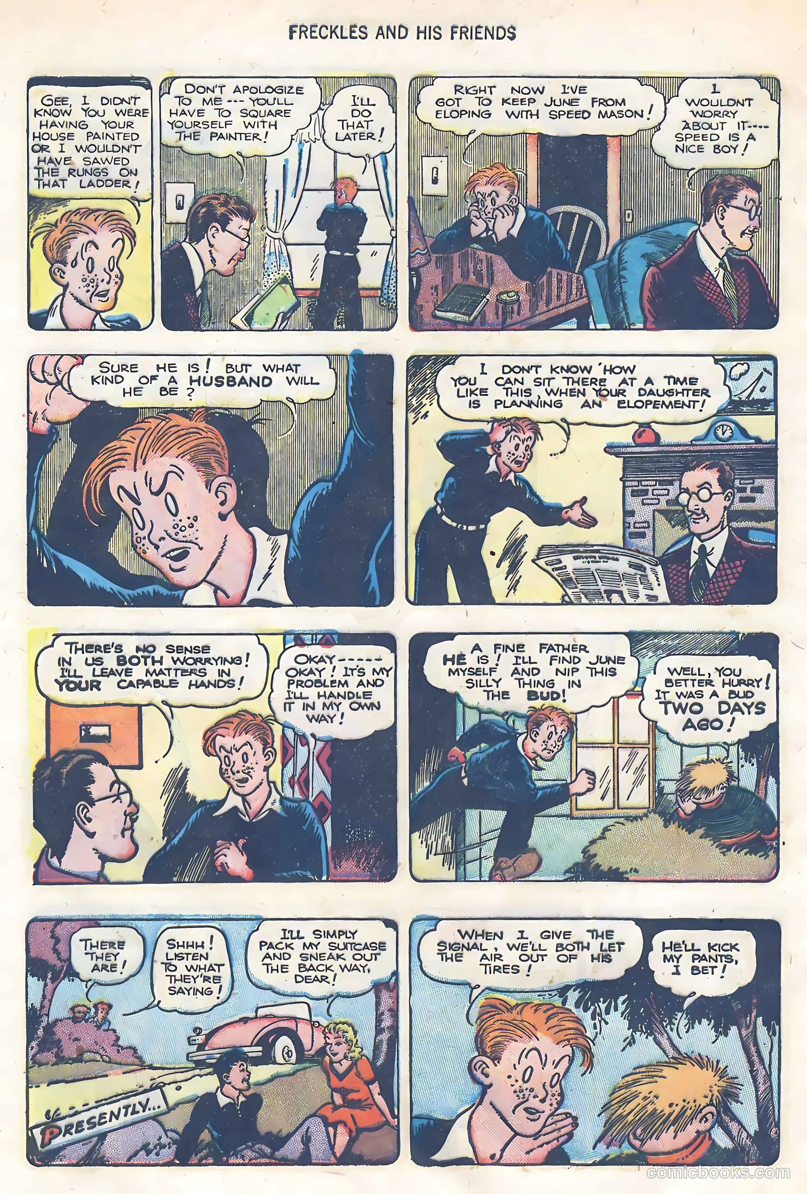 Freckles #5 (1947, Visual Editions, Inc.) — page 44 of 52