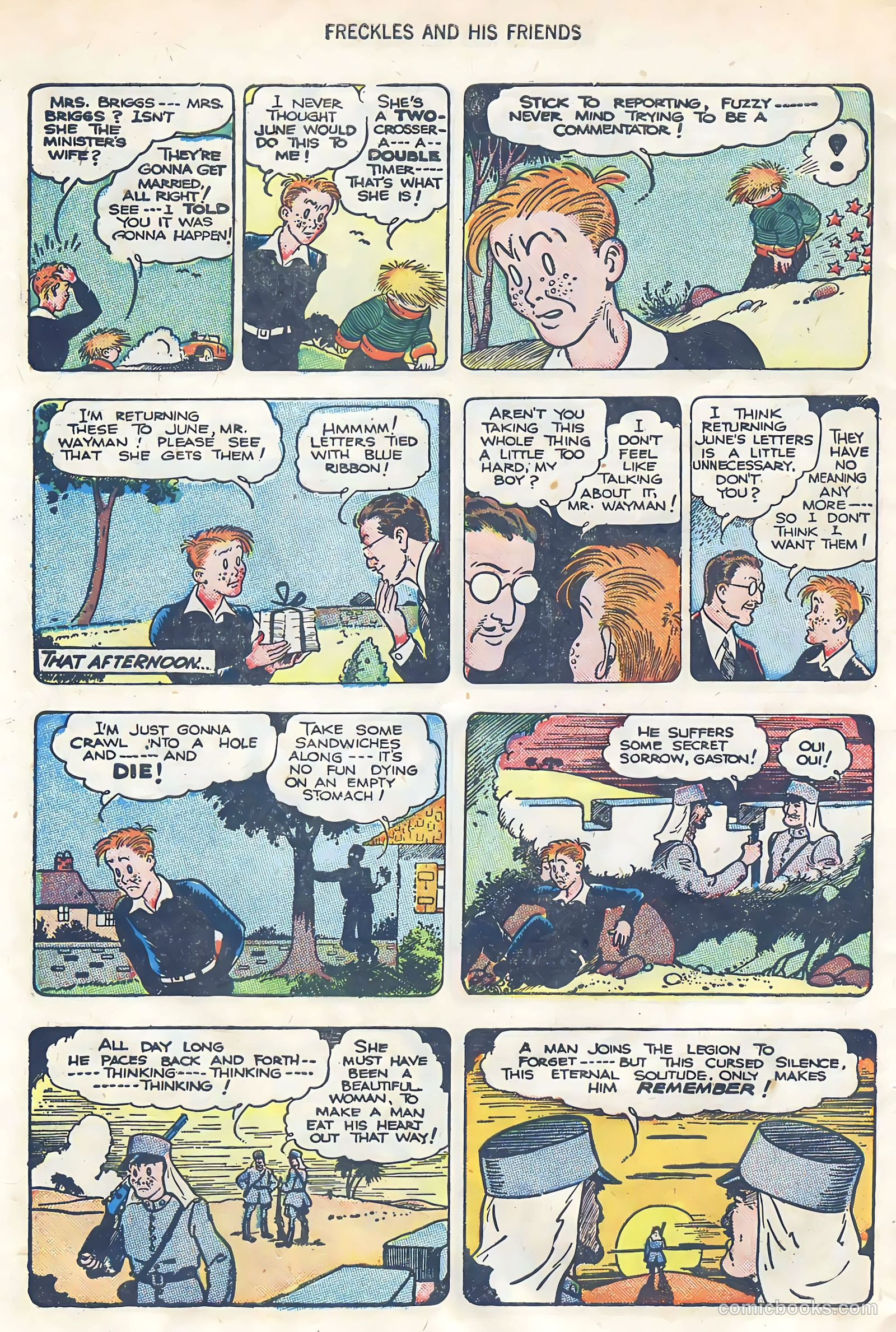 Freckles #5 (1947, Visual Editions, Inc.) — page 46 of 52