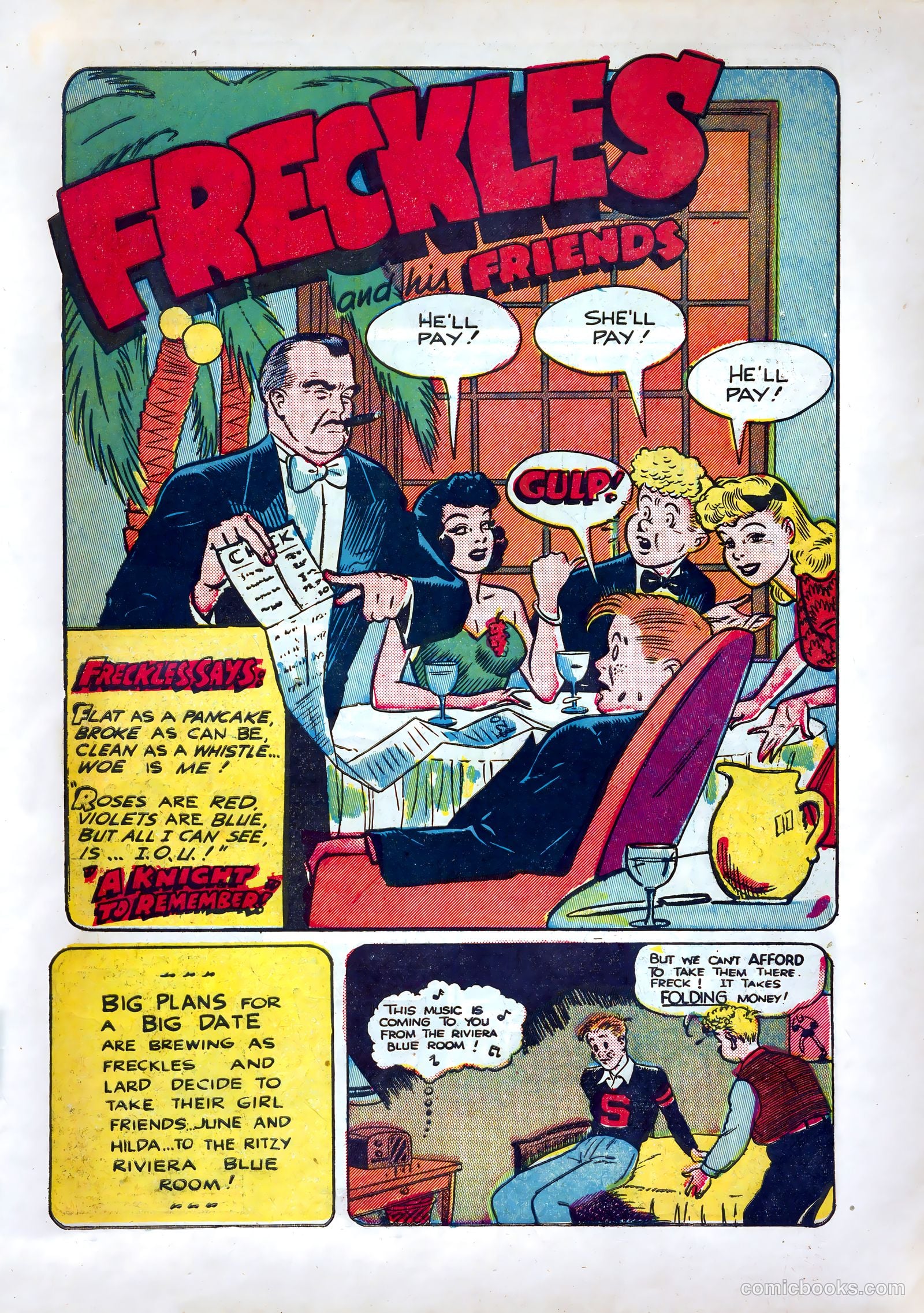 Freckles and His Friends #10 (1949) — page 3 of 36