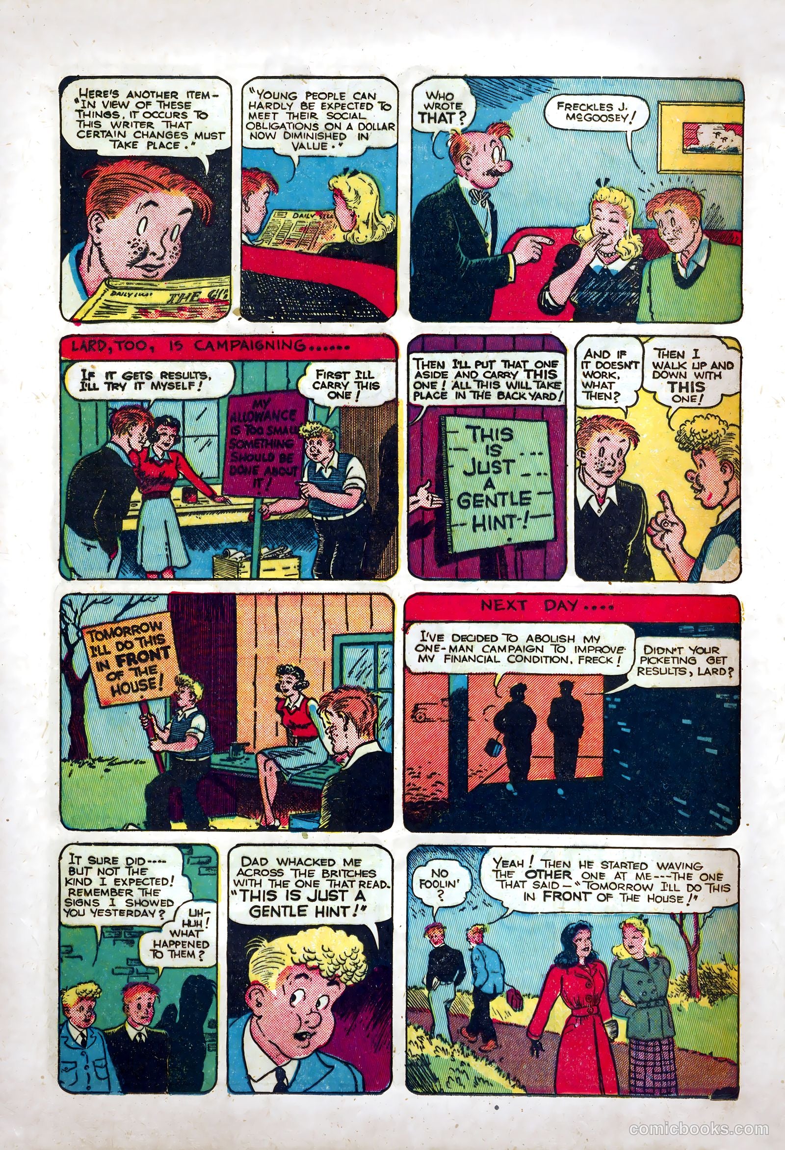 Freckles and His Friends #10 (1949) — page 16 of 36