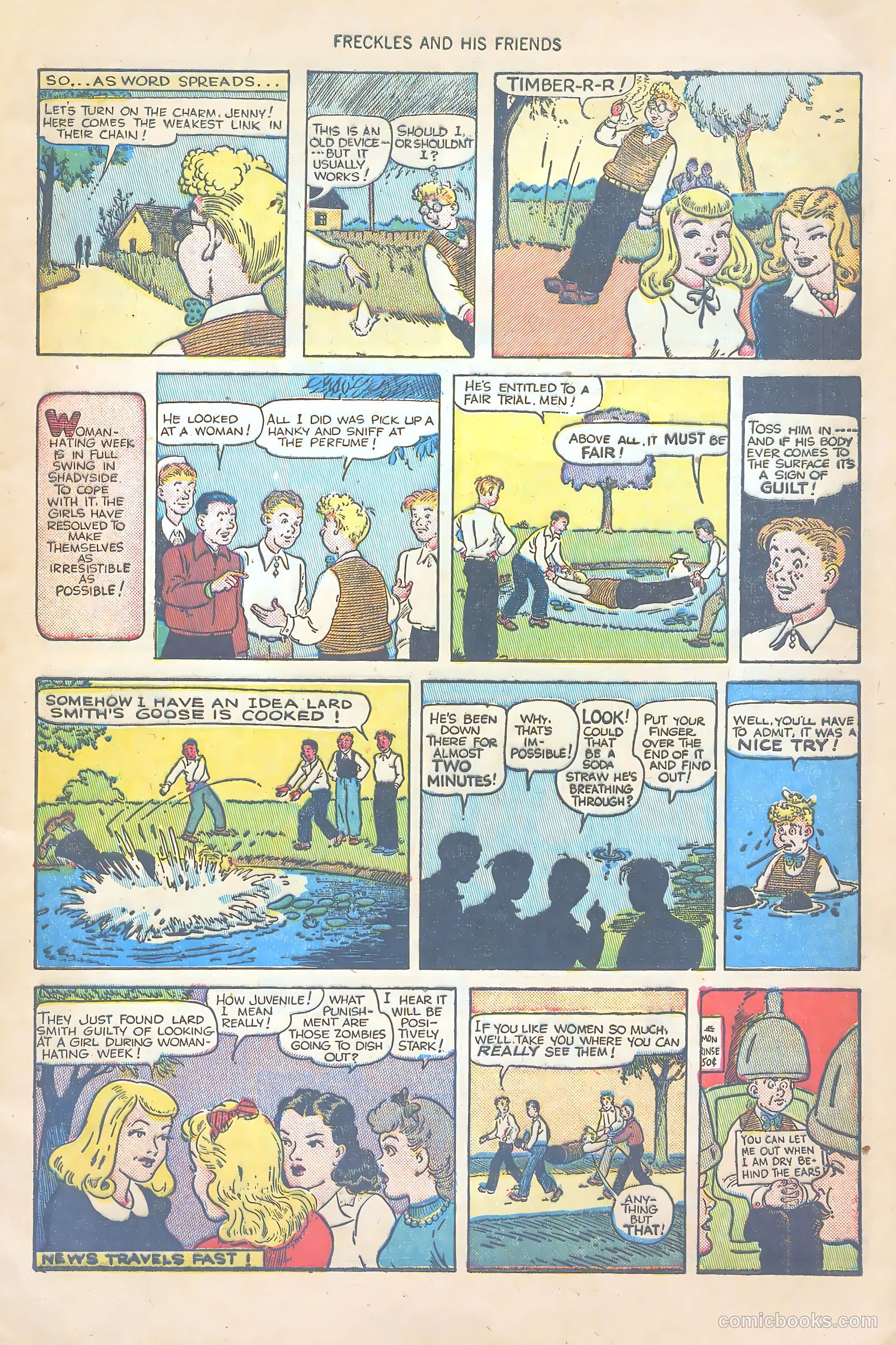 Freckles and His Friends #12 (1949) — page 5 of 36