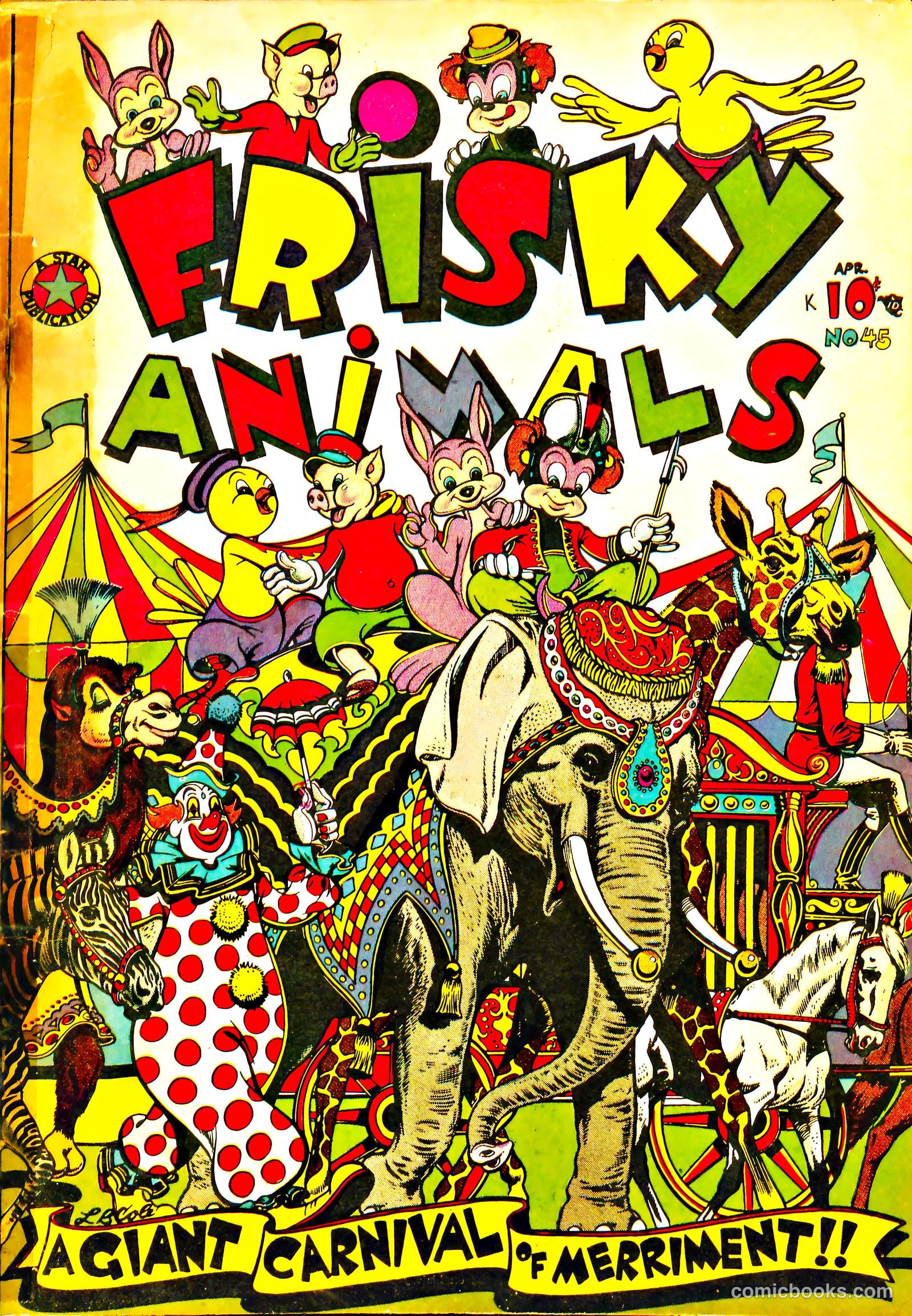 Frisky Animals #45 cover