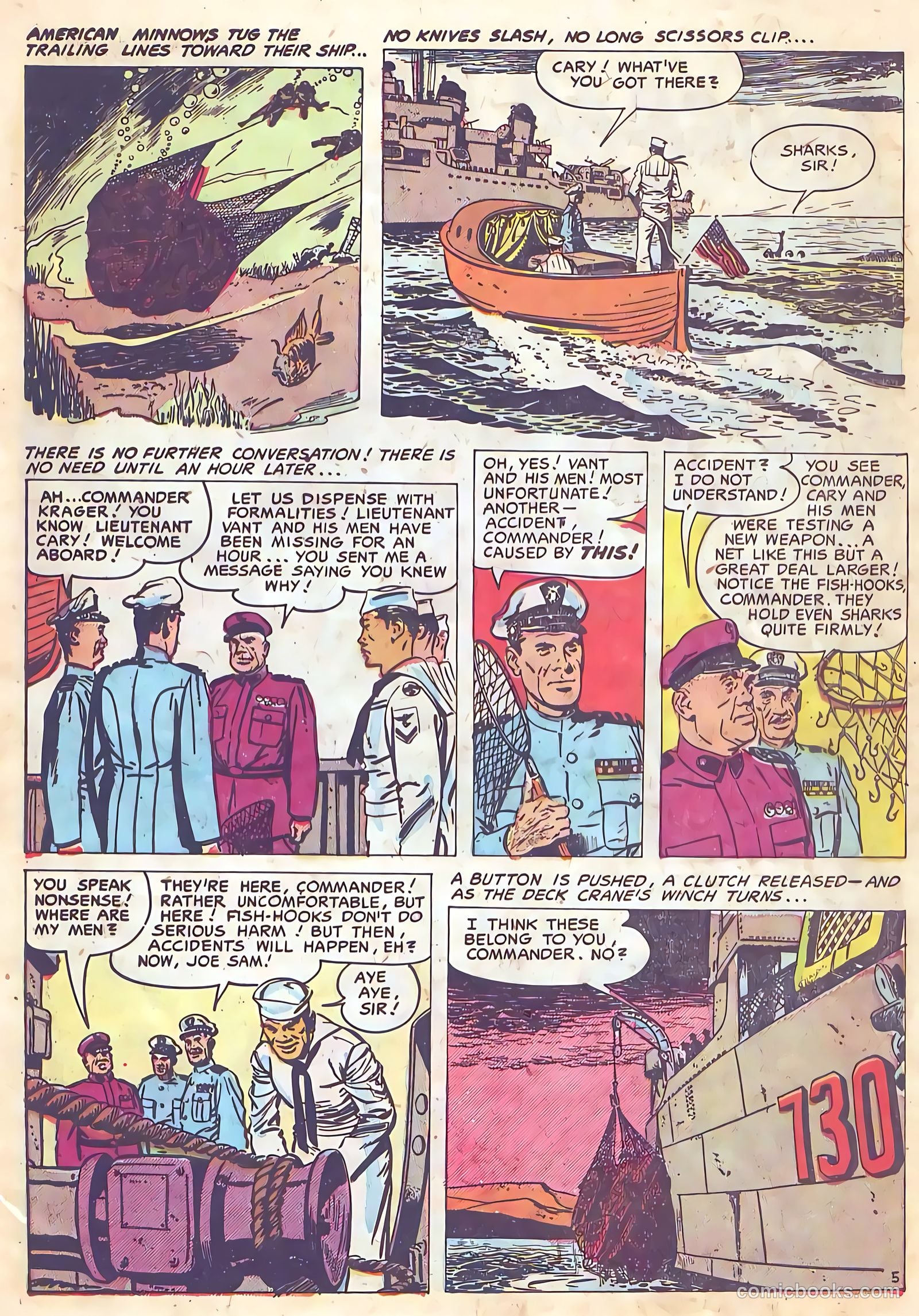 Frogman Comics #10 (1953) — page 7 of 36