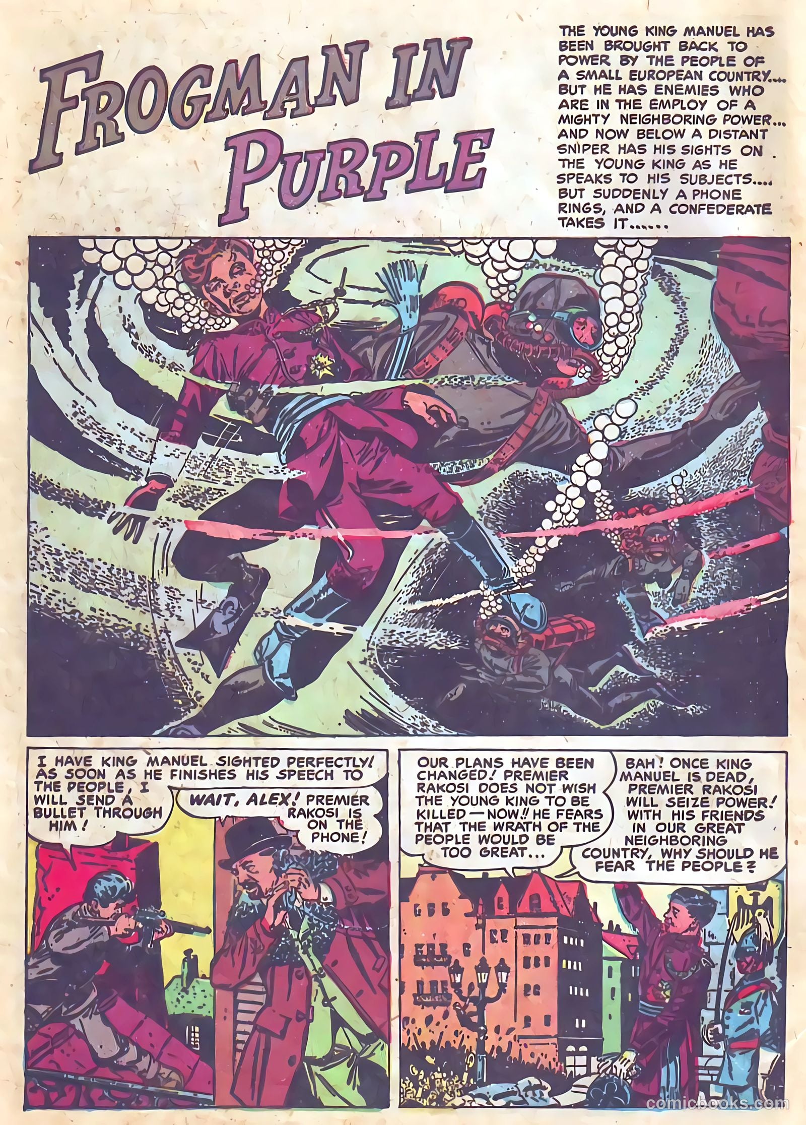 Frogman Comics #10 (1953) — page 8 of 36