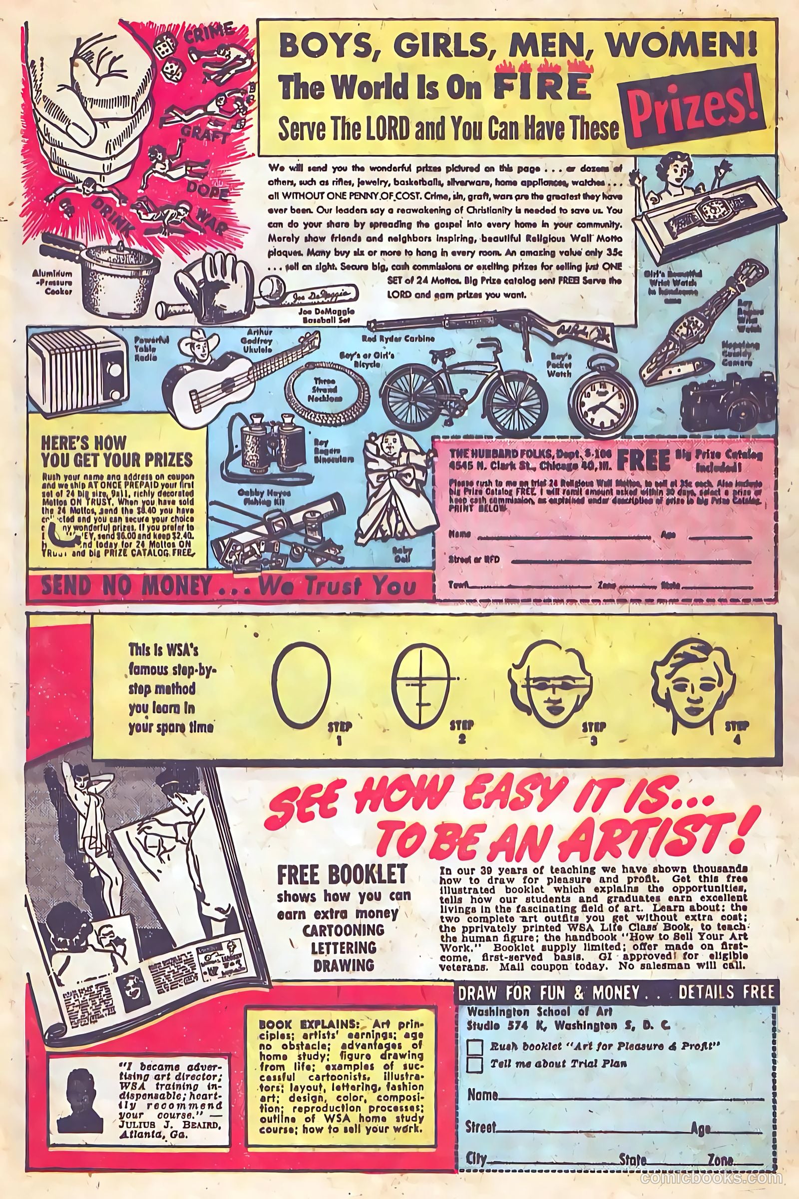Frogman Comics #10 (1953) — page 13 of 36
