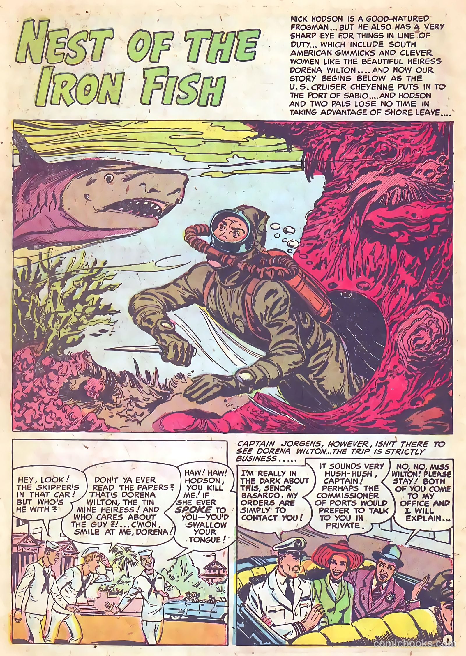 Frogman Comics #10 (1953) — page 14 of 36