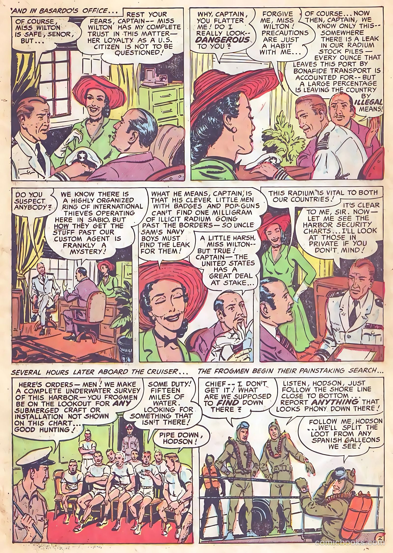 Frogman Comics #10 (1953) — page 15 of 36