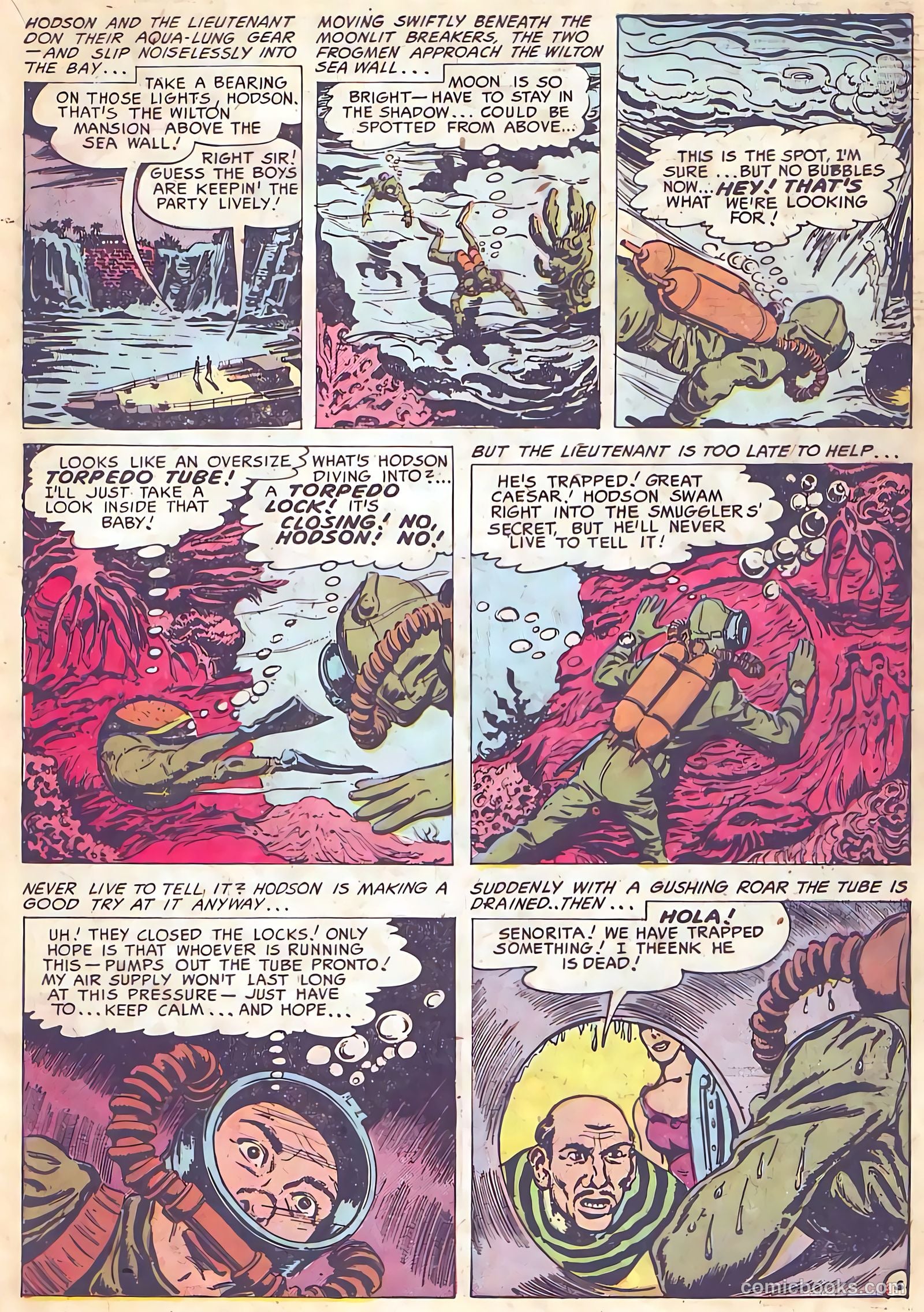 Frogman Comics #10 (1953) — page 19 of 36