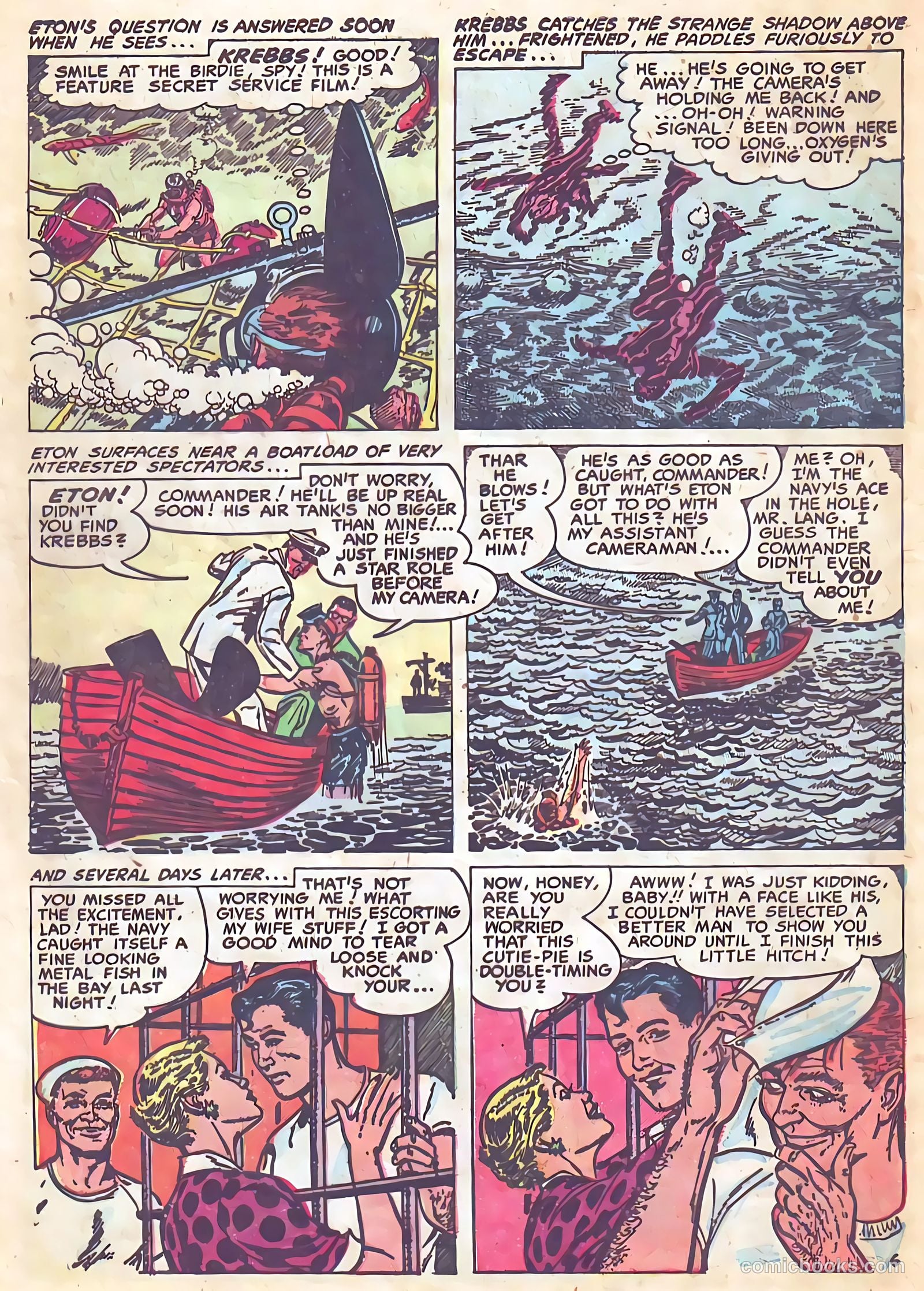 Frogman Comics #10 (1953) — page 28 of 36