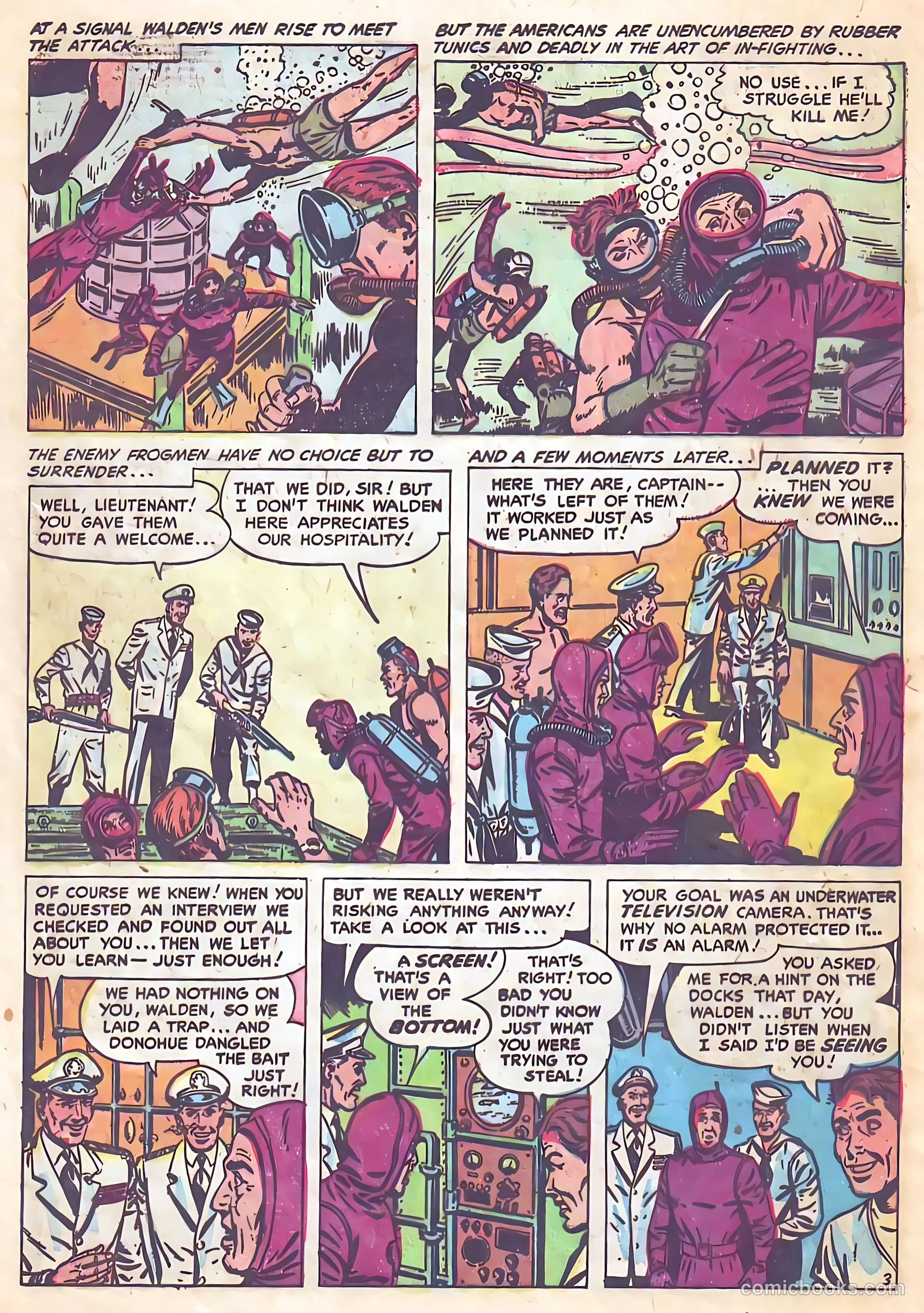 Frogman Comics #10 (1953) — page 32 of 36