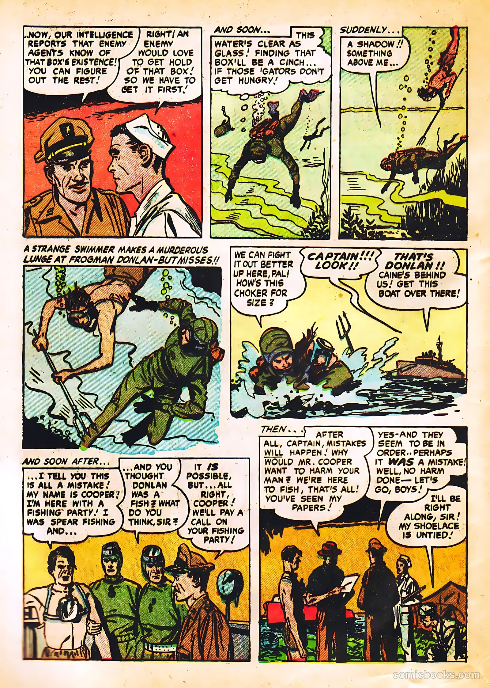 Frogman Comics #2 (1952) — page 4 of 36