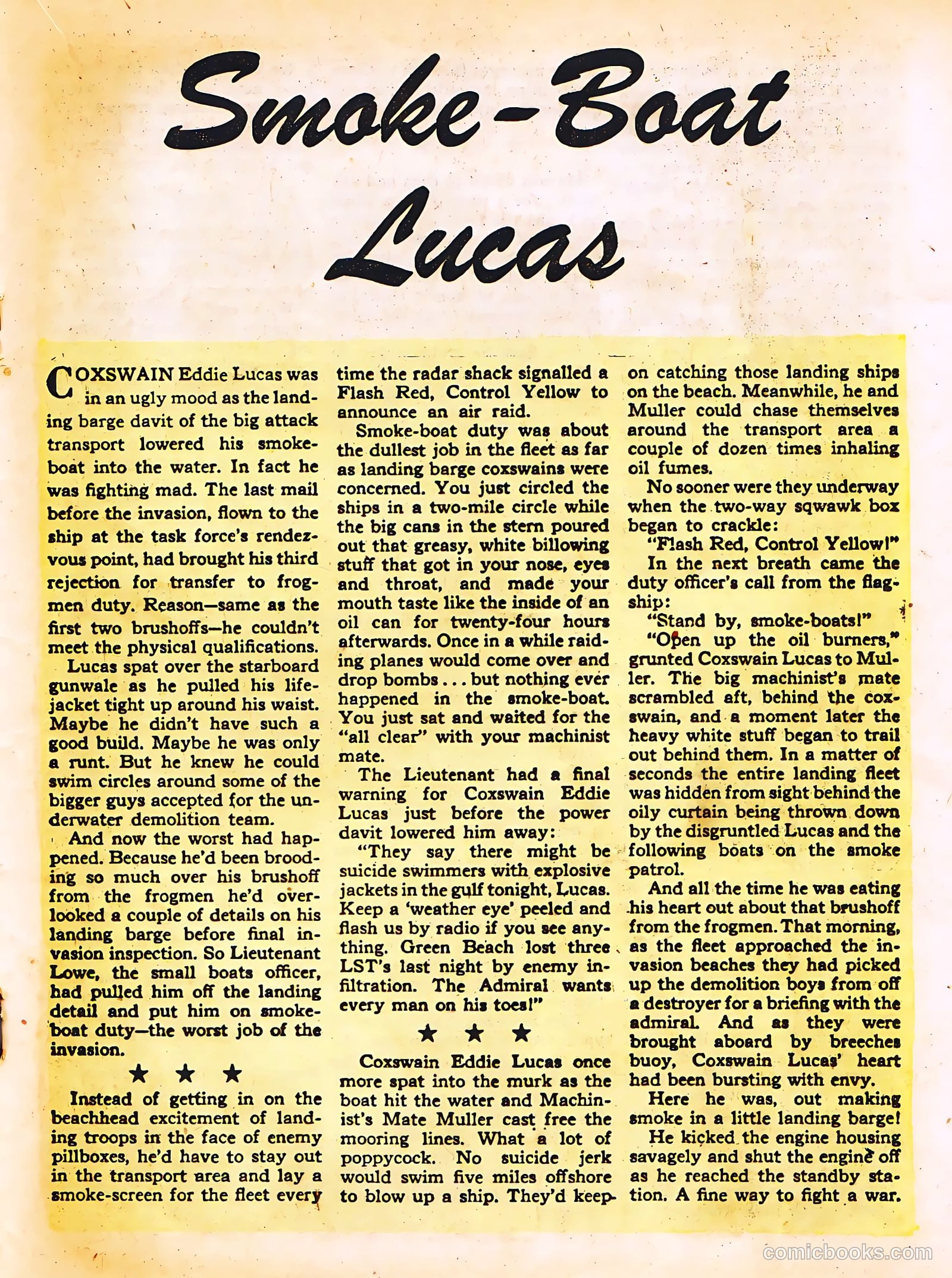 Frogman Comics #2 (1952) — page 19 of 36