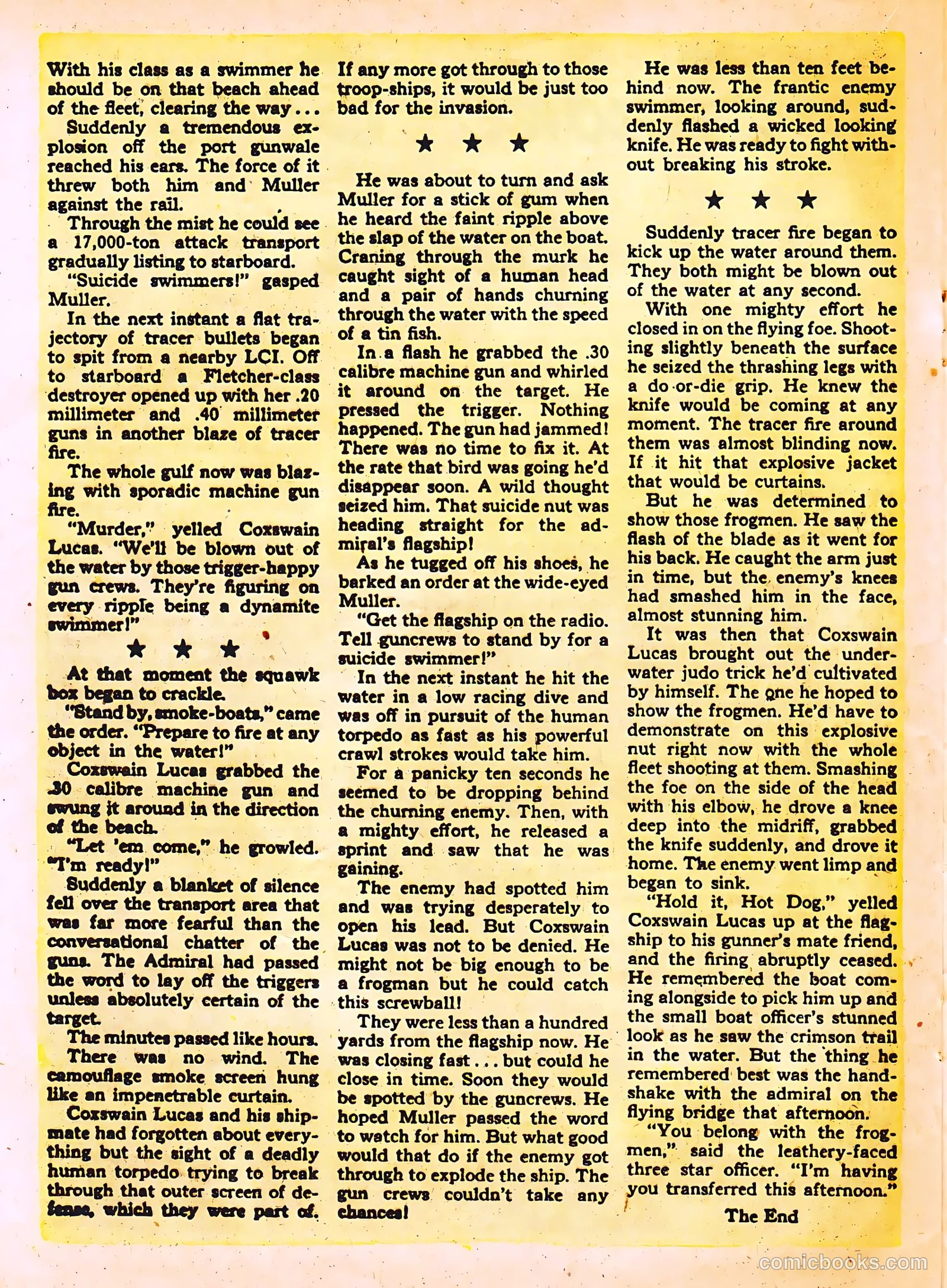 Frogman Comics #2 (1952) — page 20 of 36