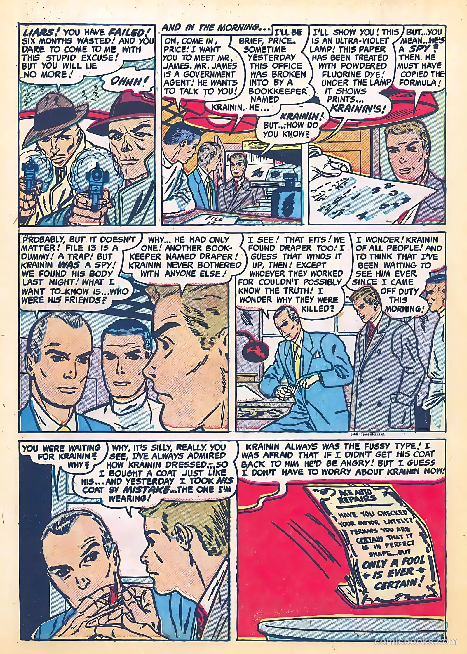 Frogman Comics #5 (1952) — page 10 of 36