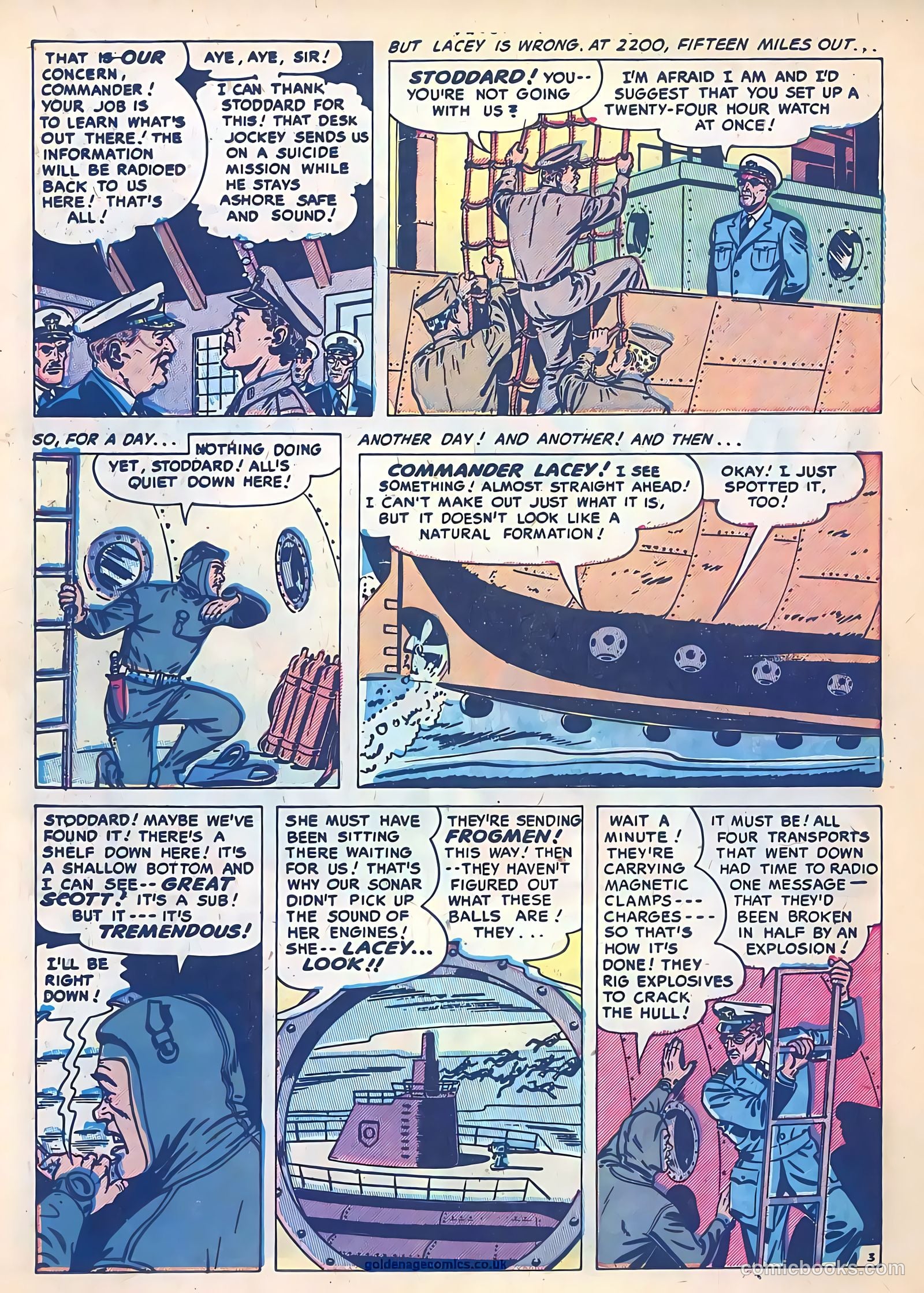 Frogman Comics #5 (1952) — page 14 of 36