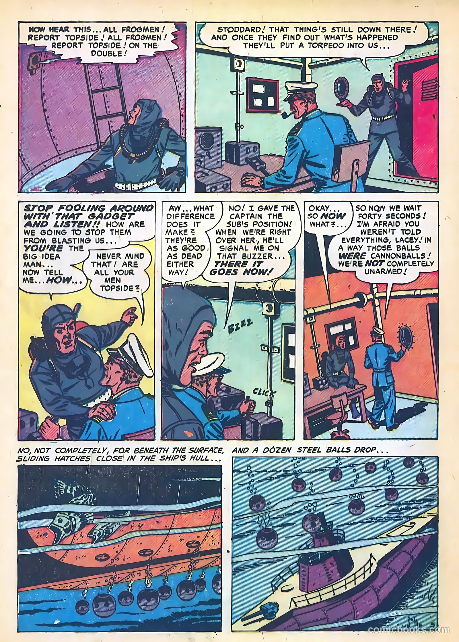 Frogman Comics #5 (1952) — page 16 of 36