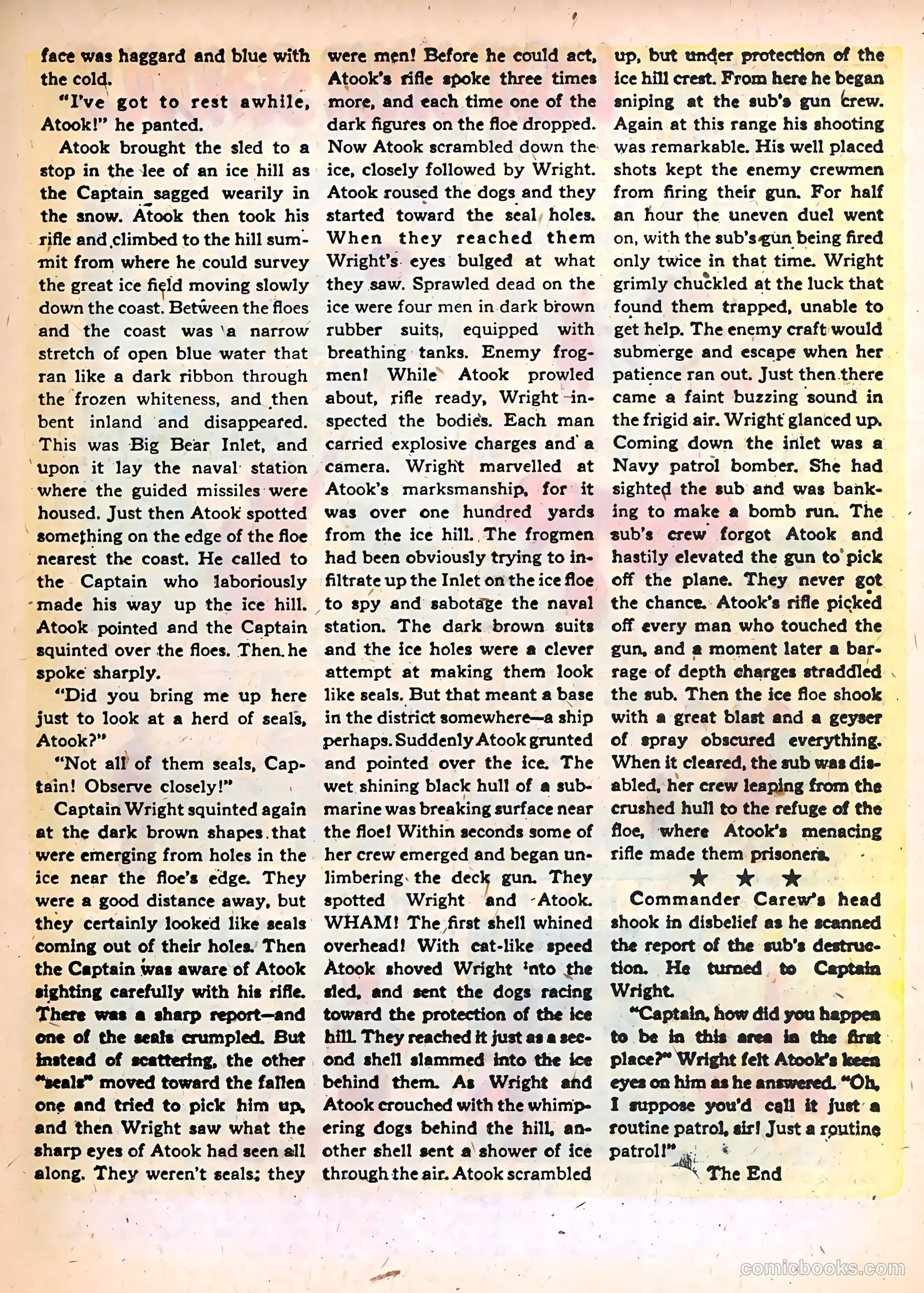 Frogman Comics #5 (1952) — page 19 of 36