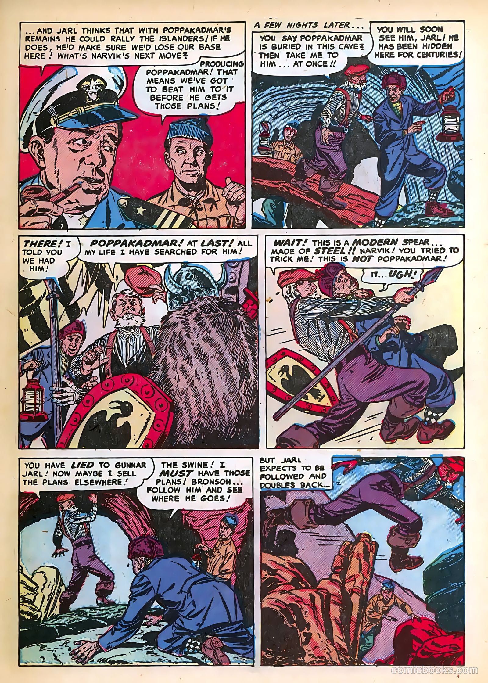 Frogman Comics #5 (1952) — page 23 of 36