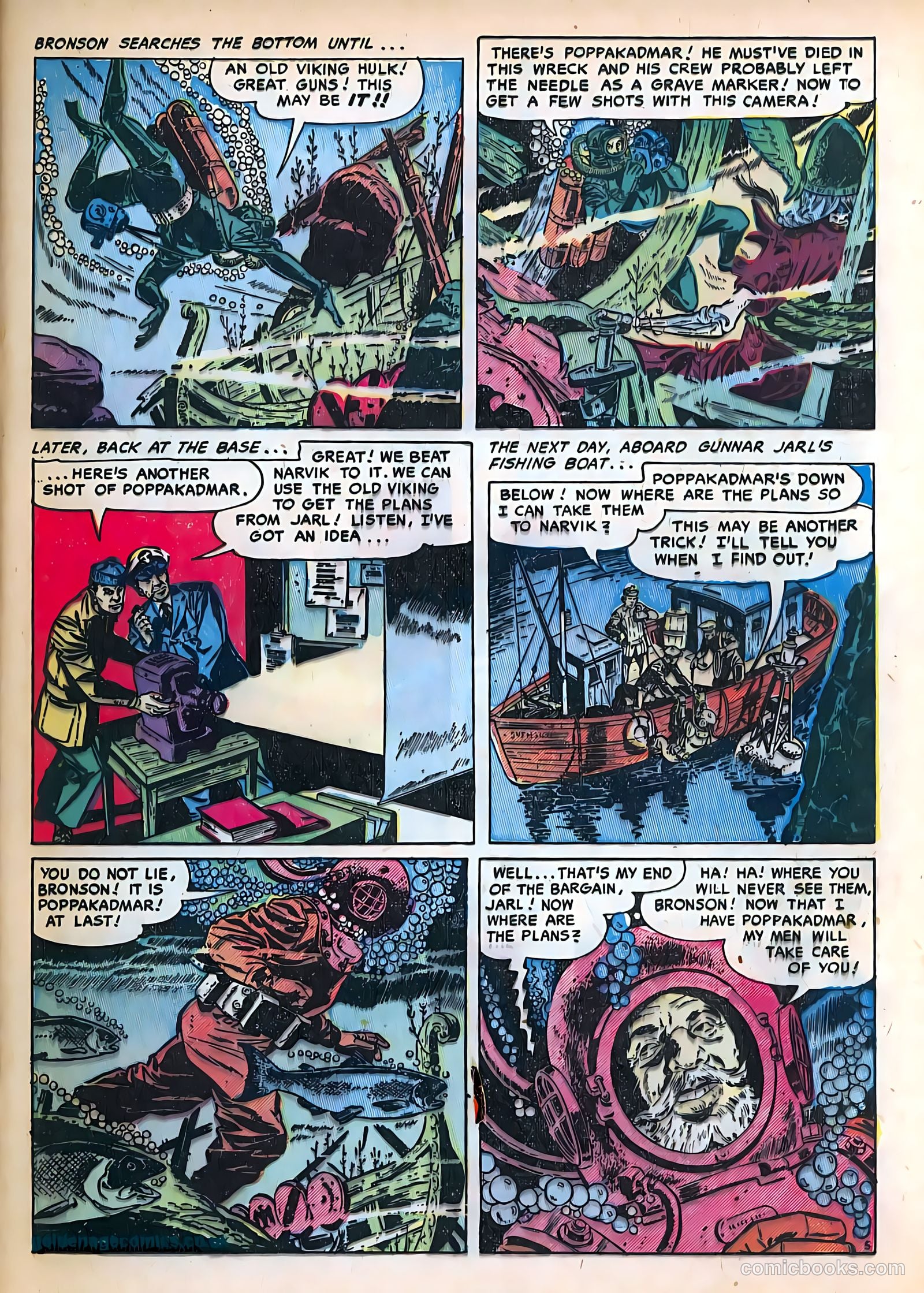 Frogman Comics #5 (1952) — page 25 of 36