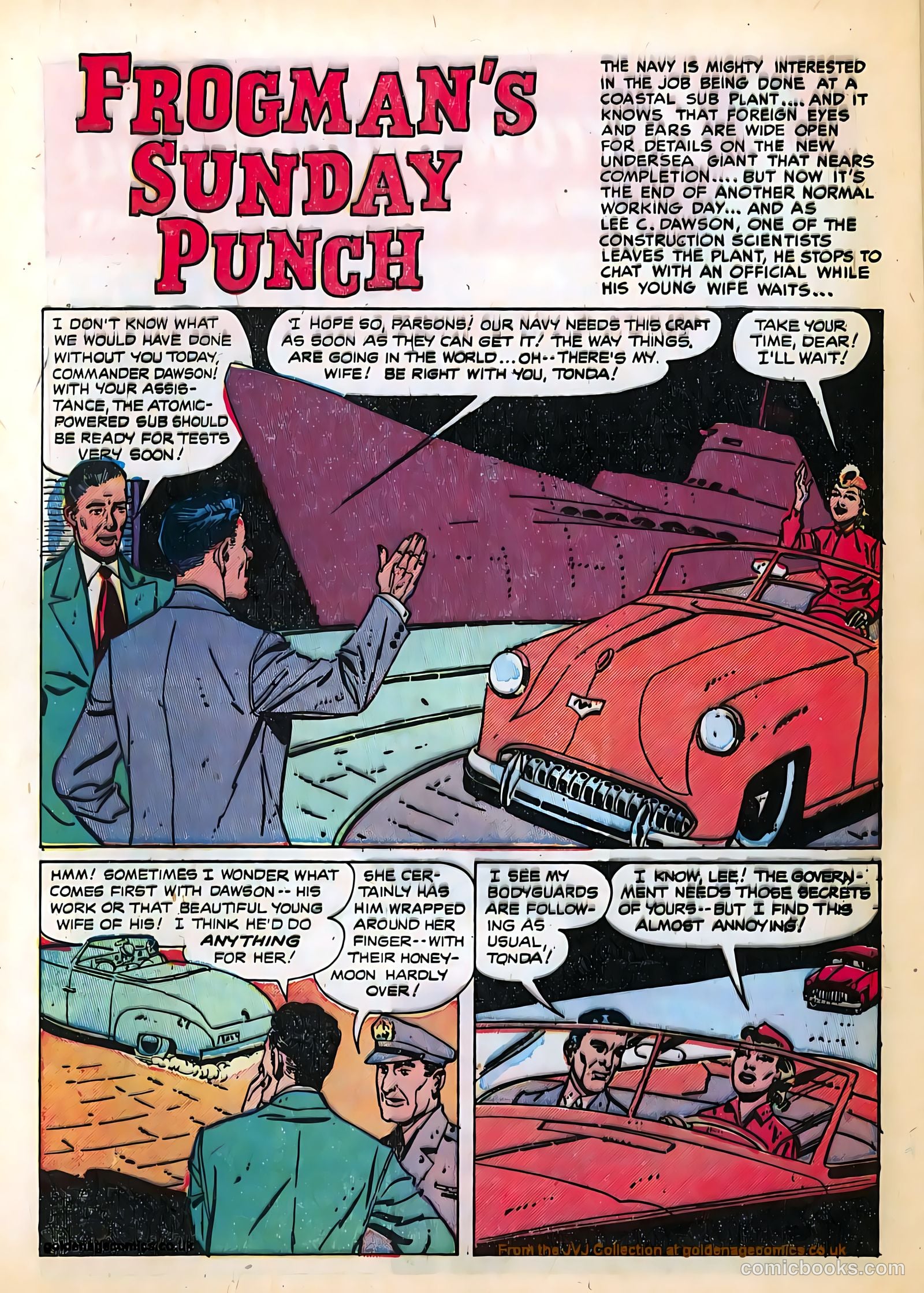 Frogman Comics #5 (1952) — page 28 of 36