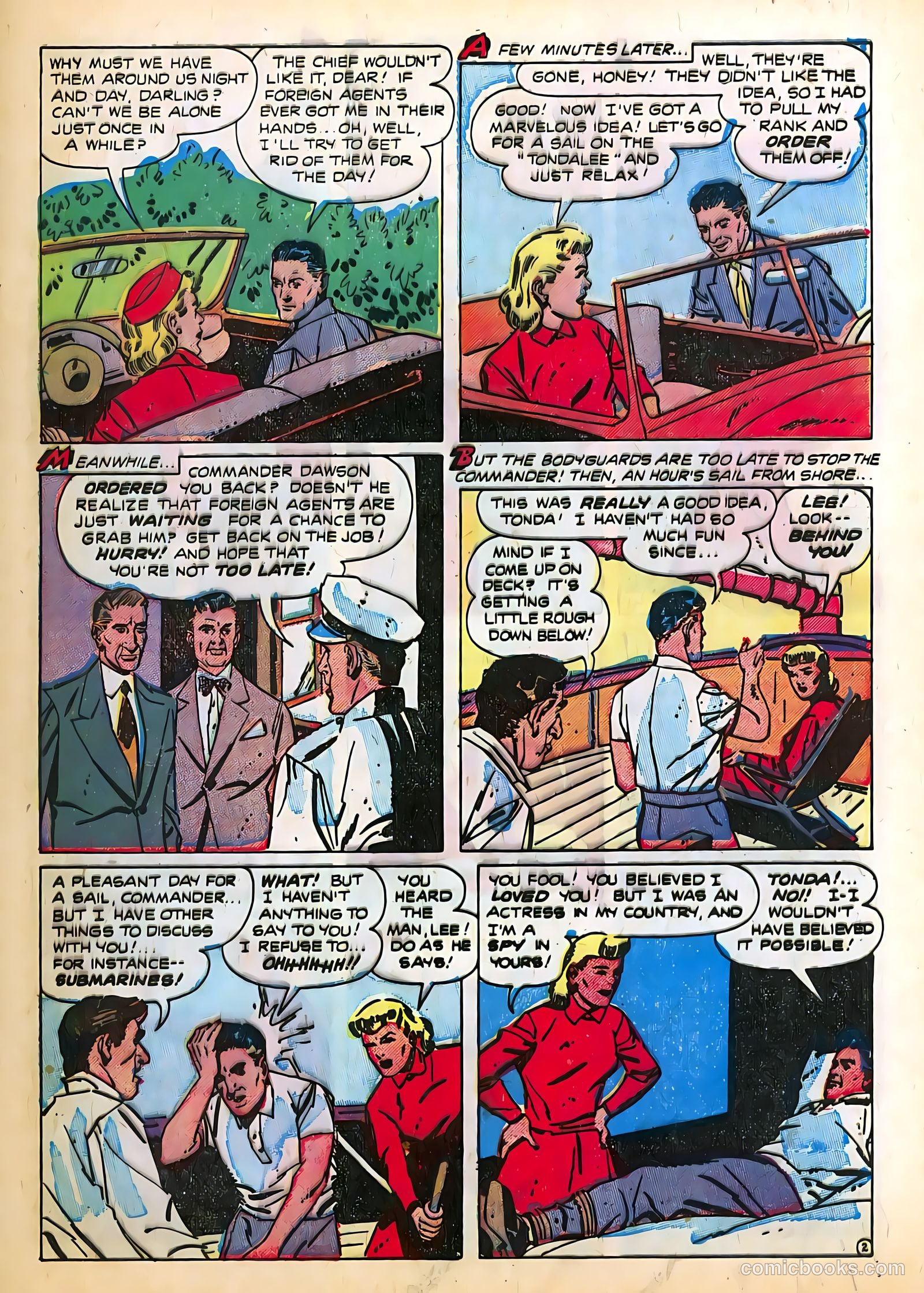 Frogman Comics #5 (1952) — page 29 of 36
