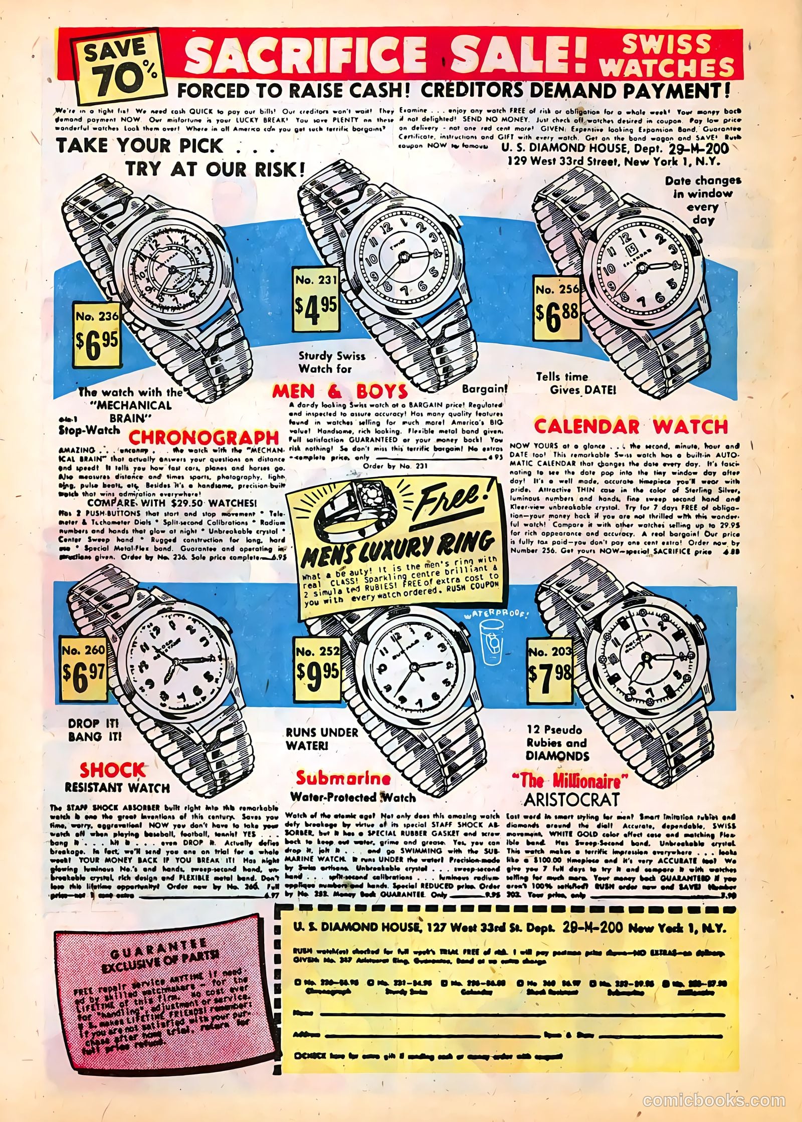 Frogman Comics #5 (1952) — page 34 of 36