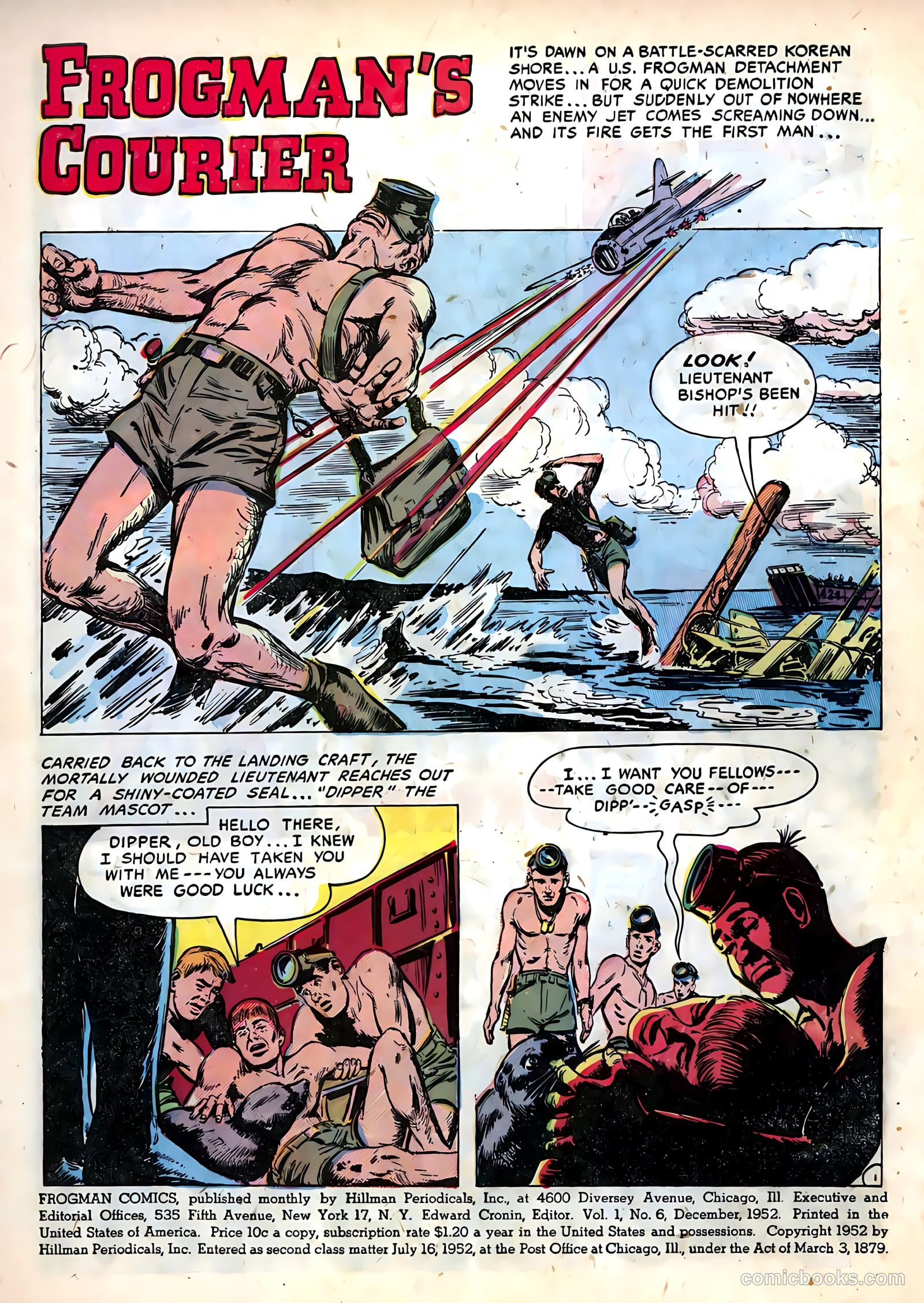 Frogman Comics #6 (1952) — page 3 of 36