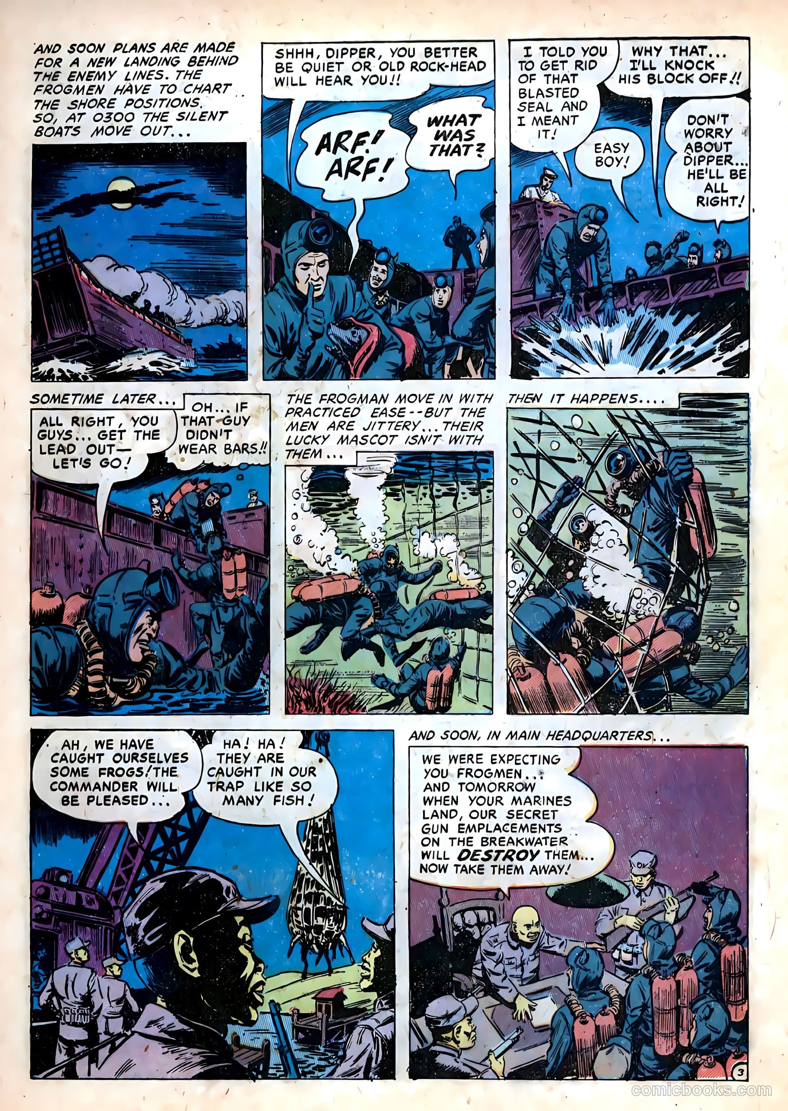 Frogman Comics #6 (1952) — page 5 of 36