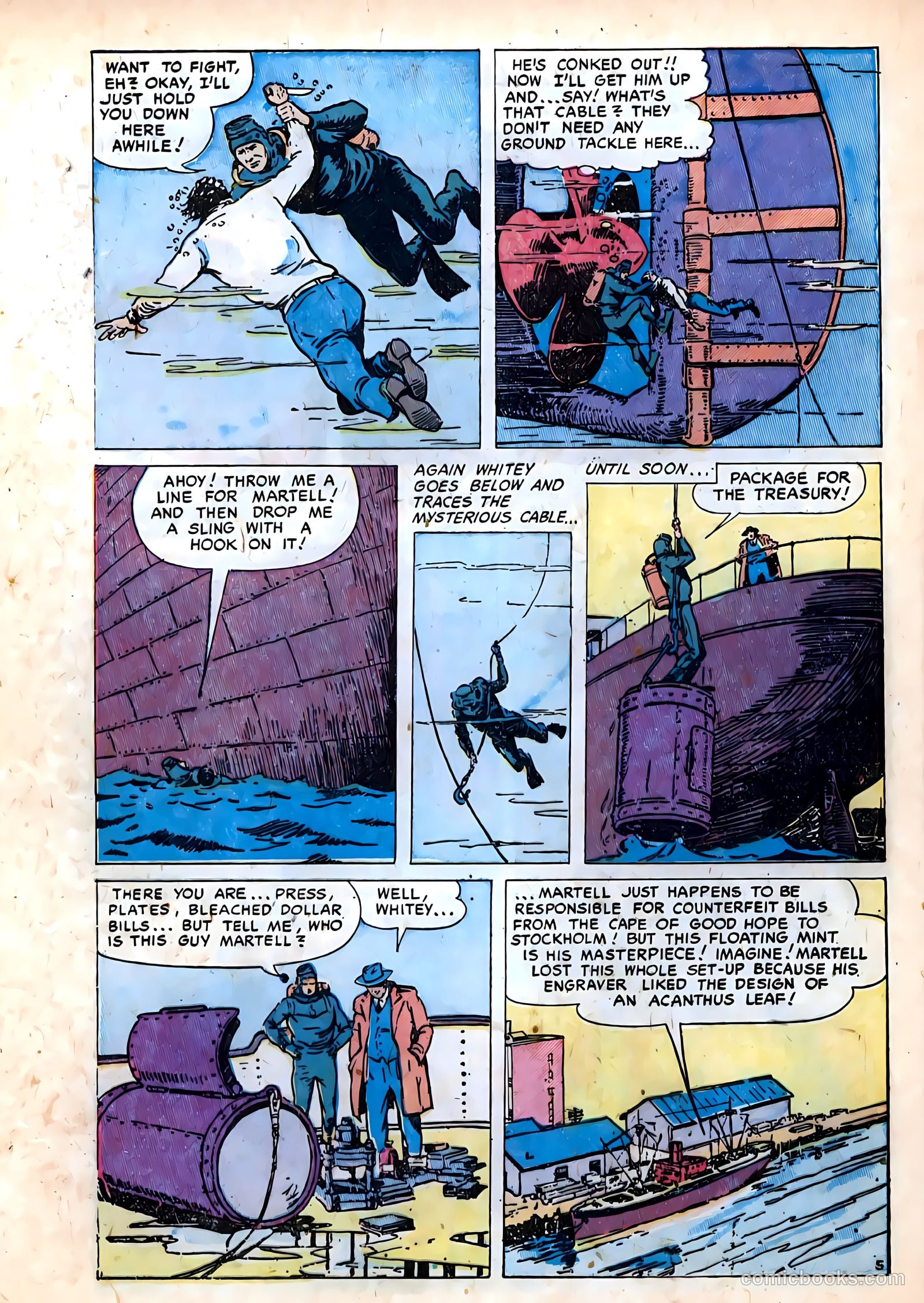 Frogman Comics #6 (1952) — page 12 of 36