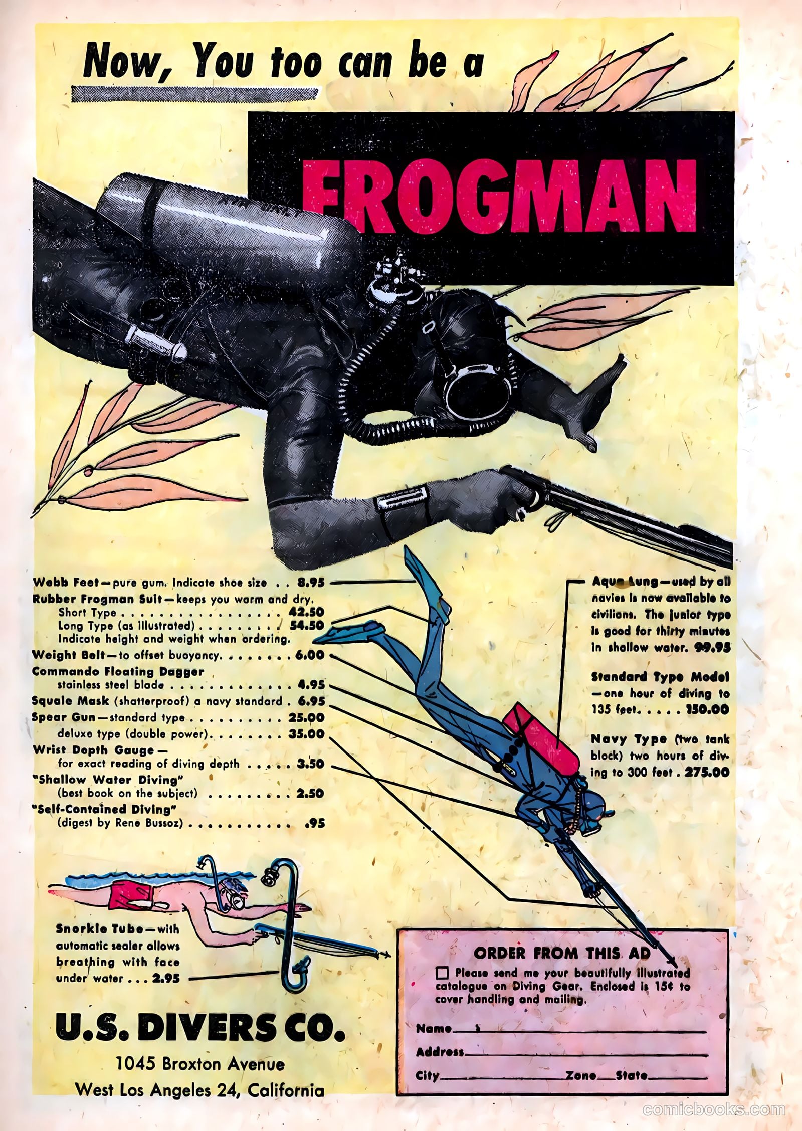 Frogman Comics #6 (1952) — page 13 of 36