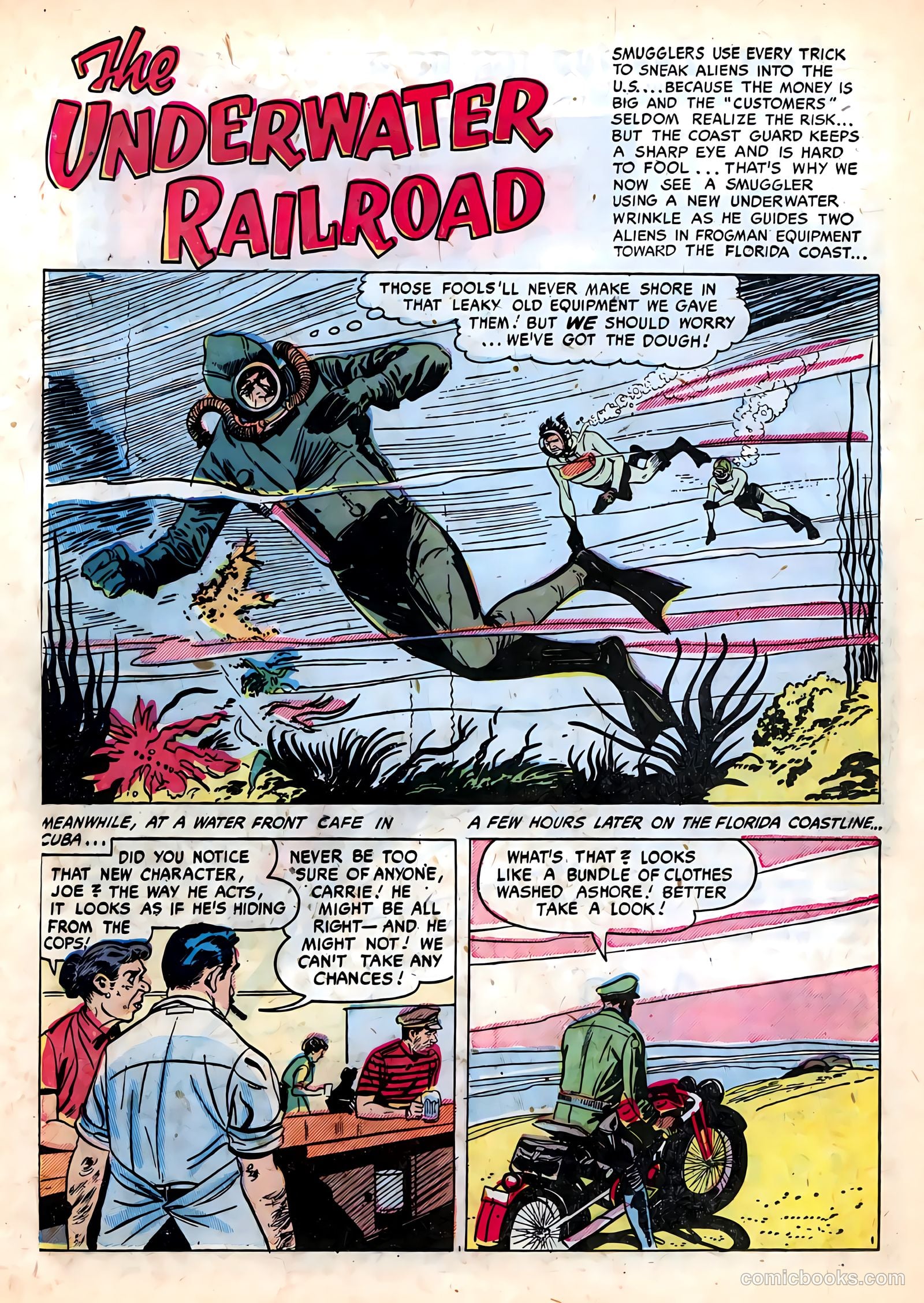 Frogman Comics #6 (1952) — page 14 of 36