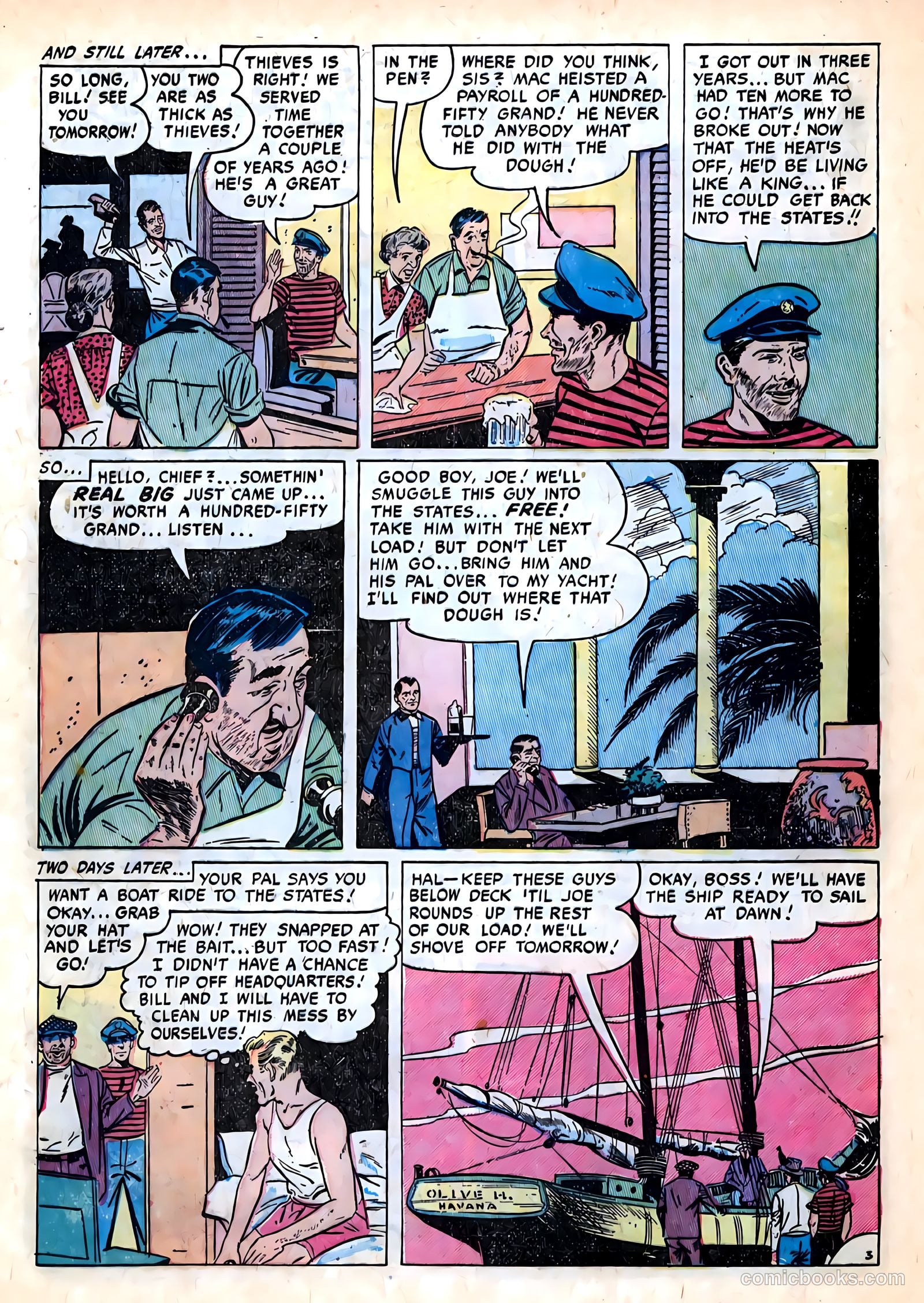 Frogman Comics #6 (1952) — page 16 of 36
