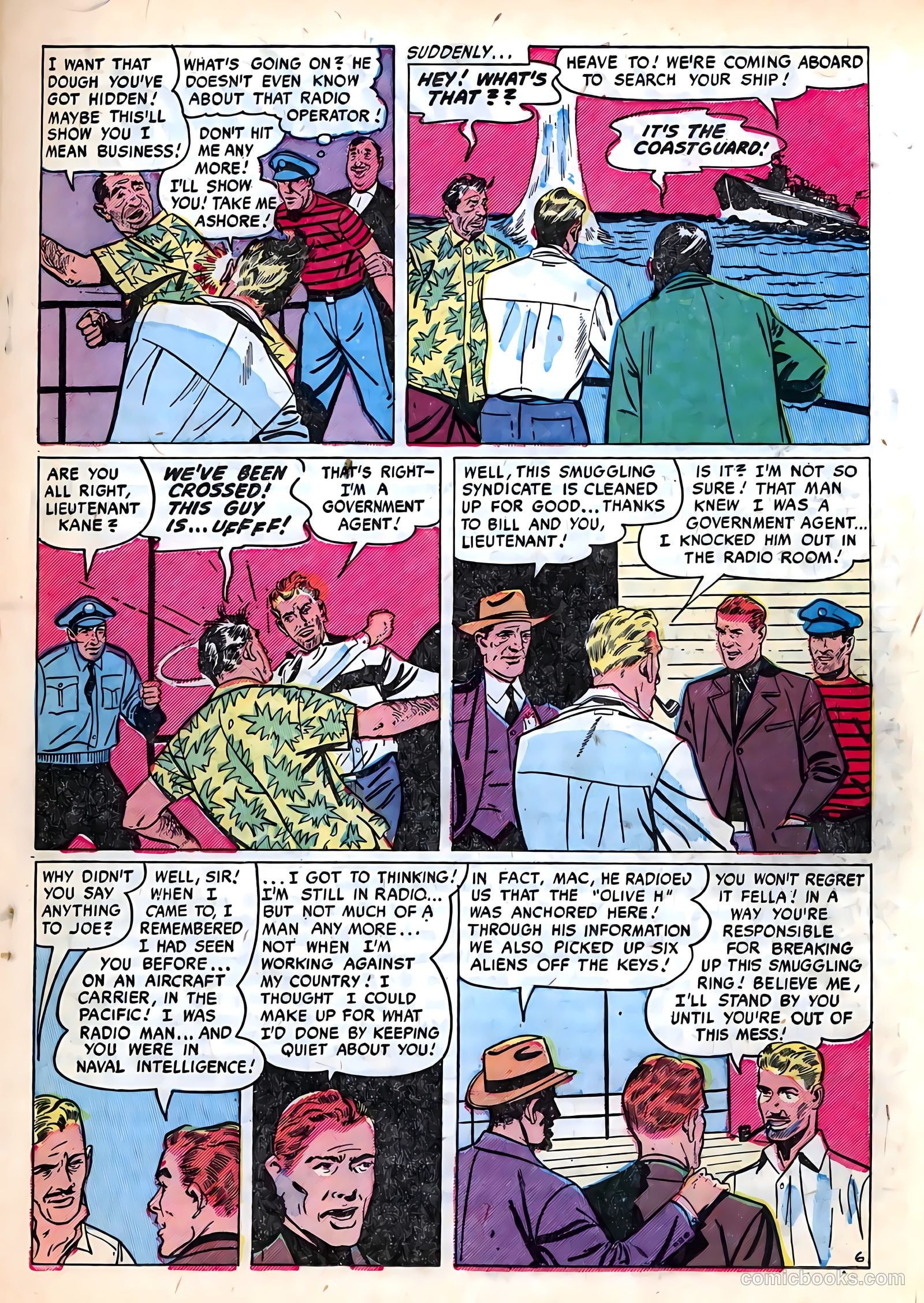 Frogman Comics #6 (1952) — page 19 of 36