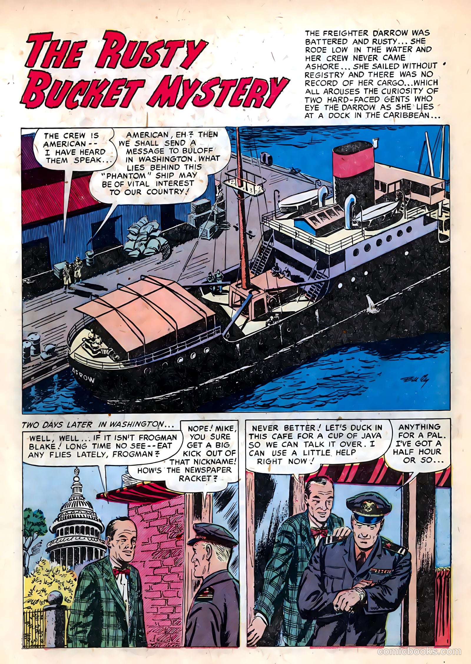 Frogman Comics #6 (1952) — page 22 of 36
