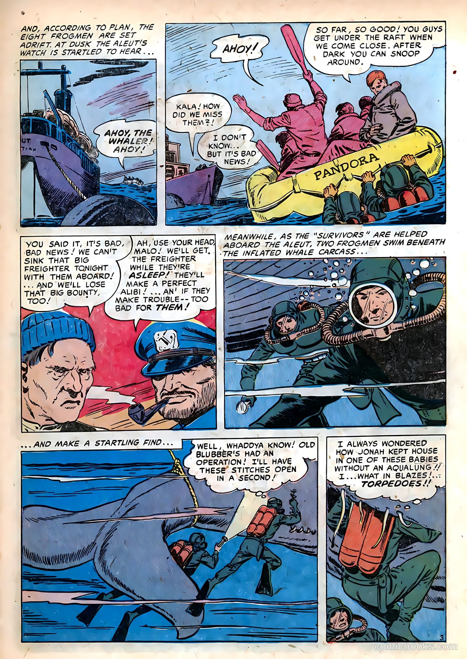 Frogman Comics #6 (1952) — page 31 of 36