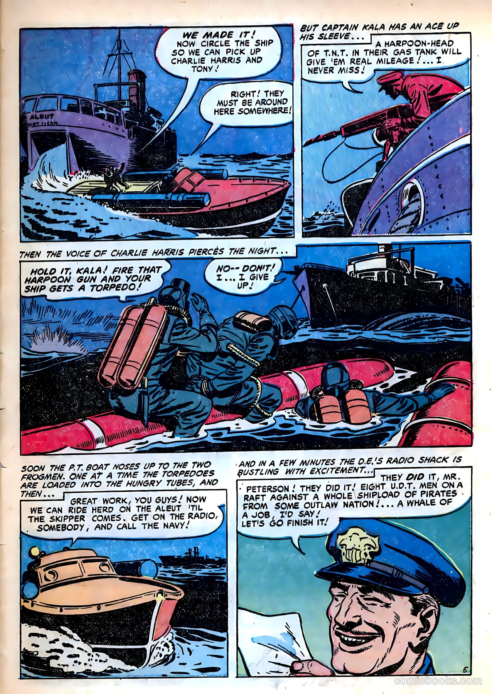 Frogman Comics #6 (1952) — page 33 of 36