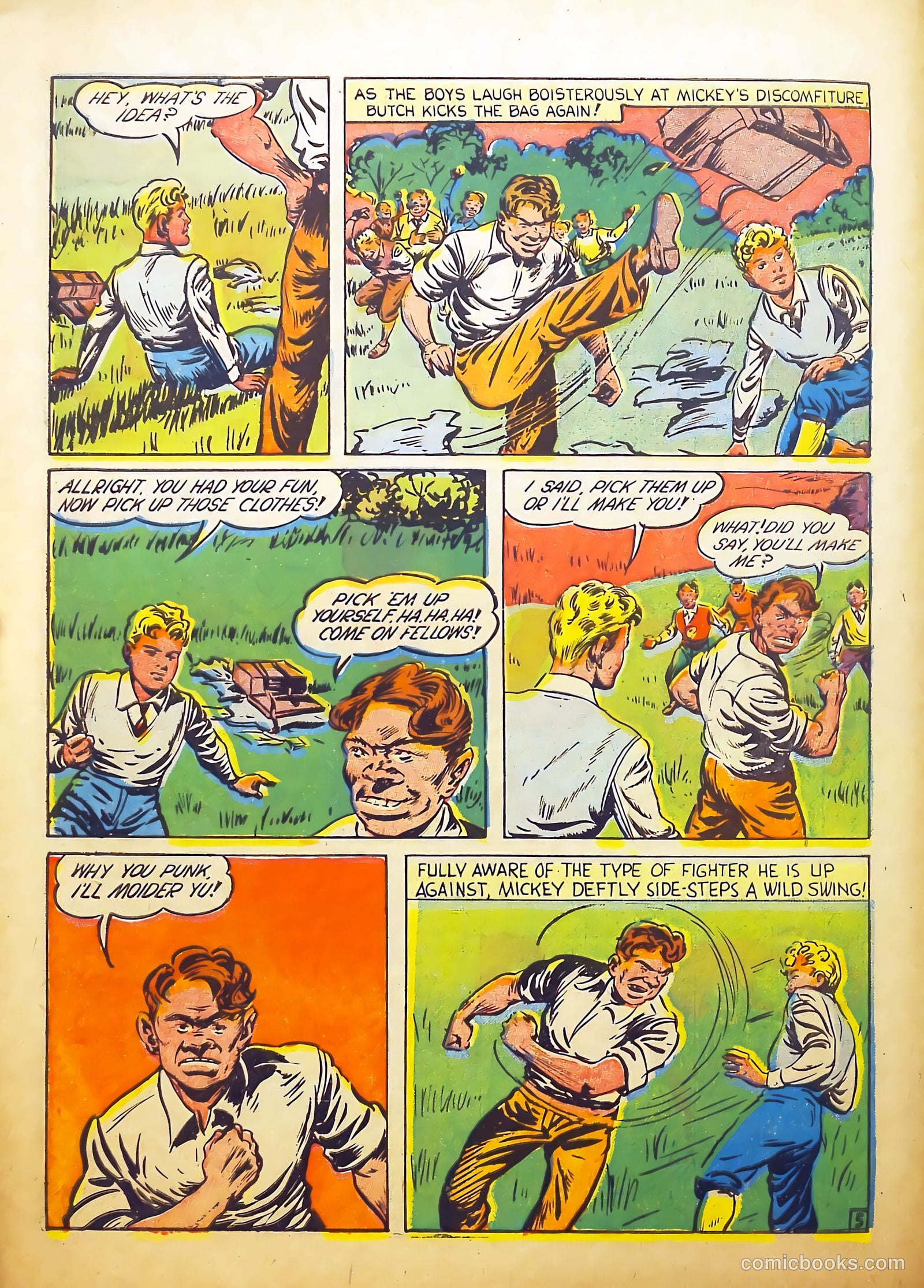 Frogman Comics #9 (1953) — page 56 of 68