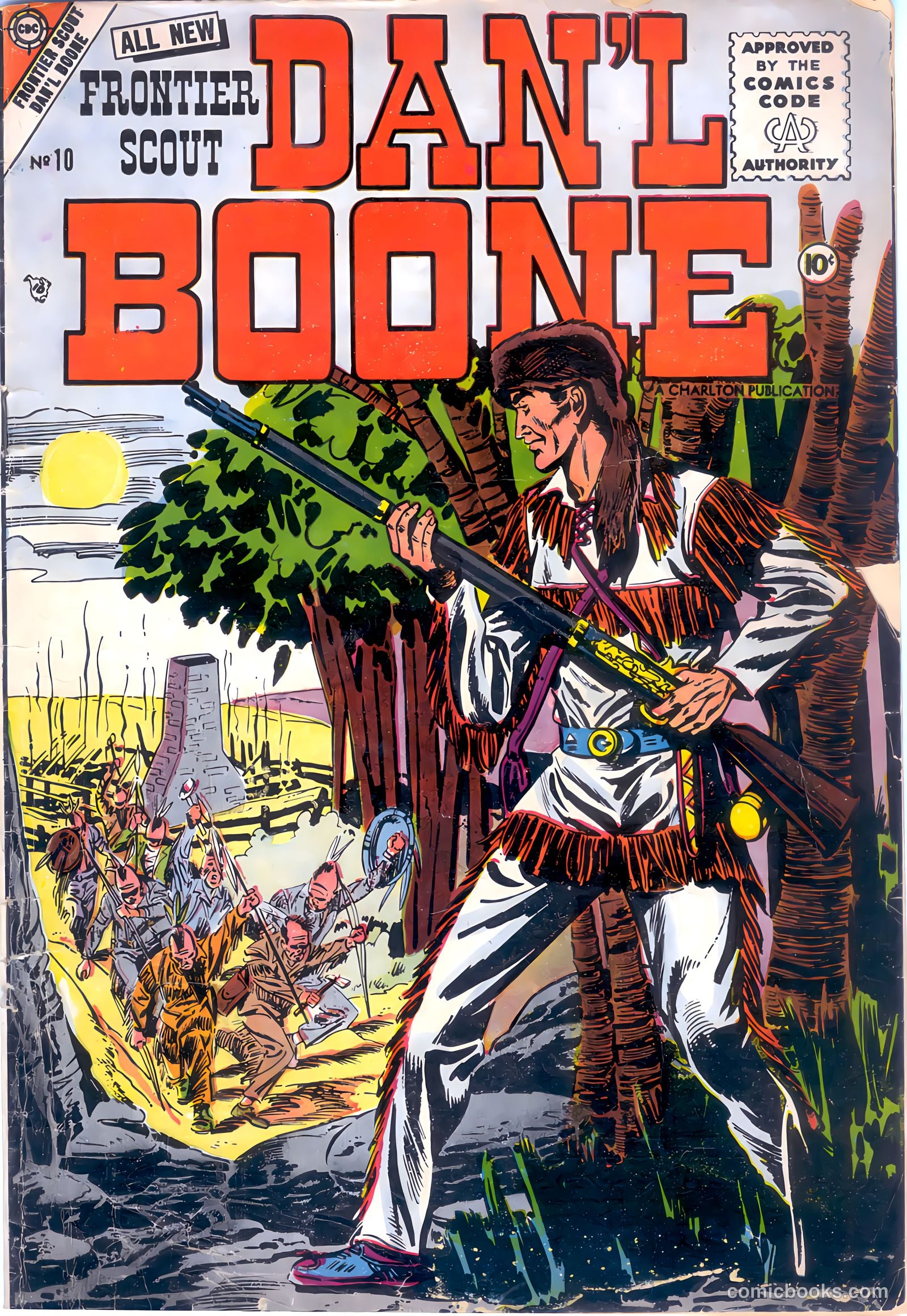 Frontier Scout, Dan'l Boone #10 (1956, Charlton) — page 1 of 36