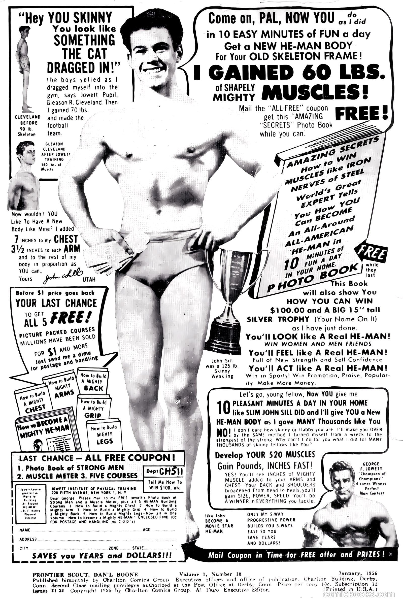 Frontier Scout, Dan'l Boone #10 (1956, Charlton) — page 2 of 36