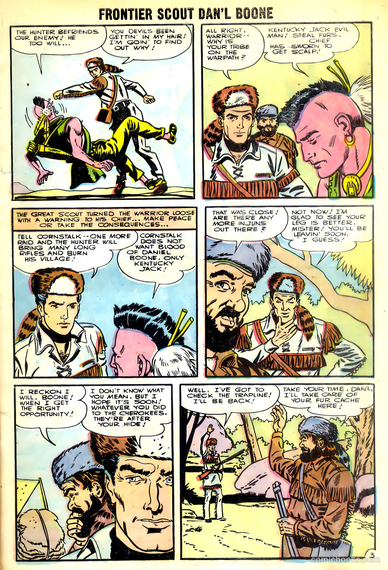 Frontier Scout, Dan'l Boone #10 (1956, Charlton) — page 5 of 36