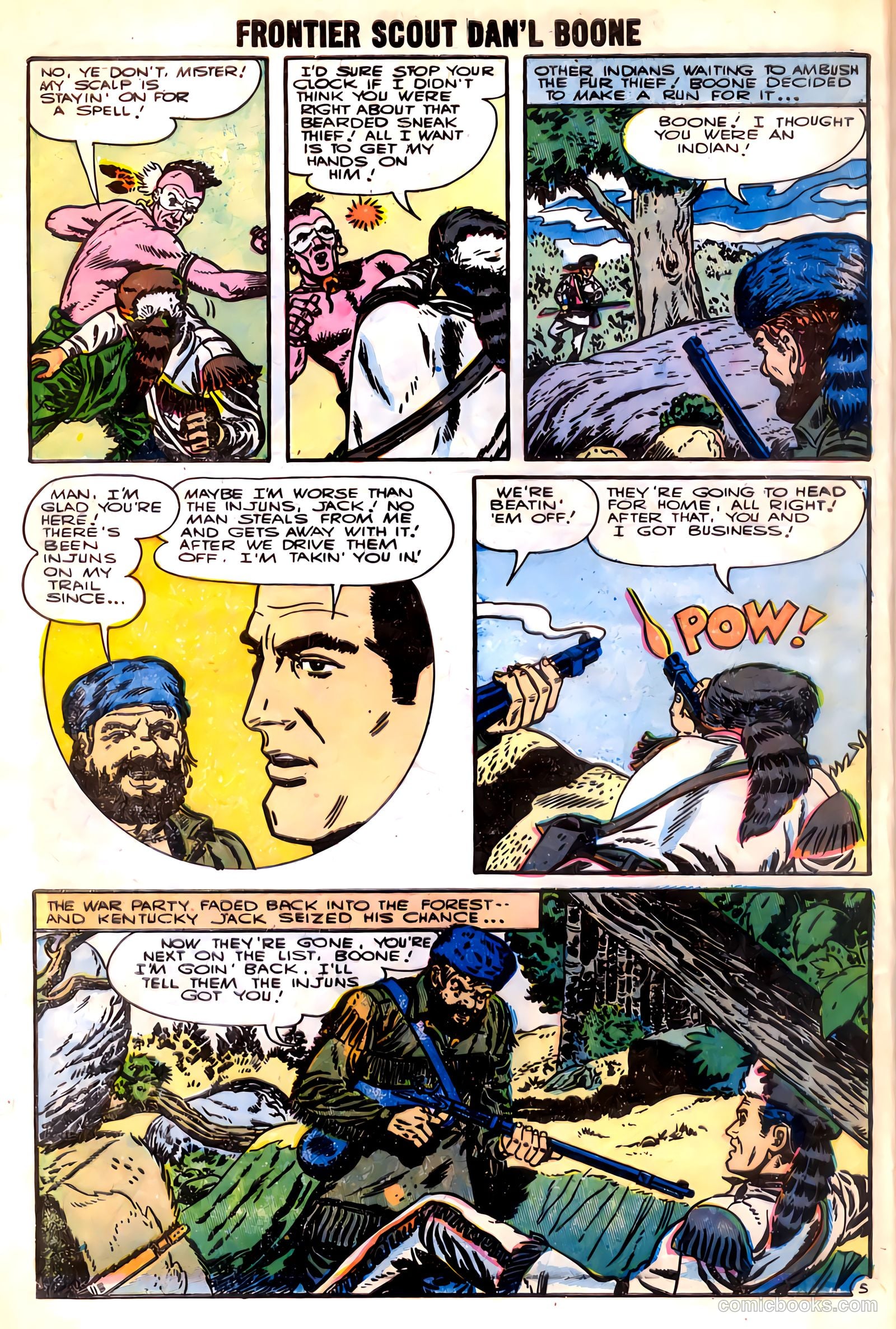 Frontier Scout, Dan'l Boone #10 (1956, Charlton) — page 8 of 36