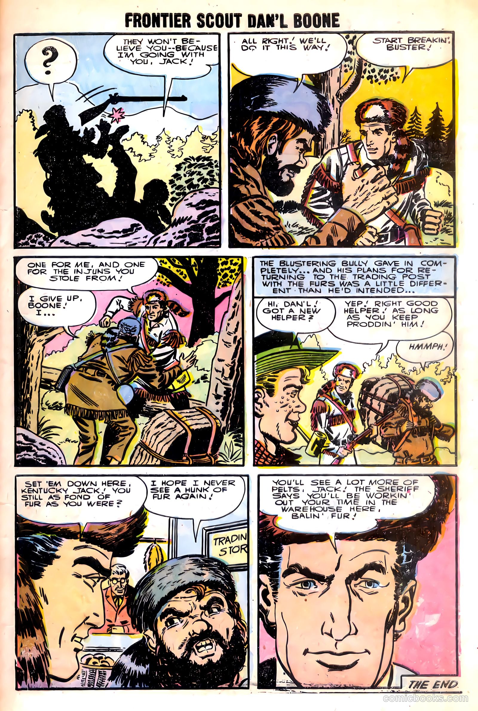 Frontier Scout, Dan'l Boone #10 (1956, Charlton) — page 9 of 36