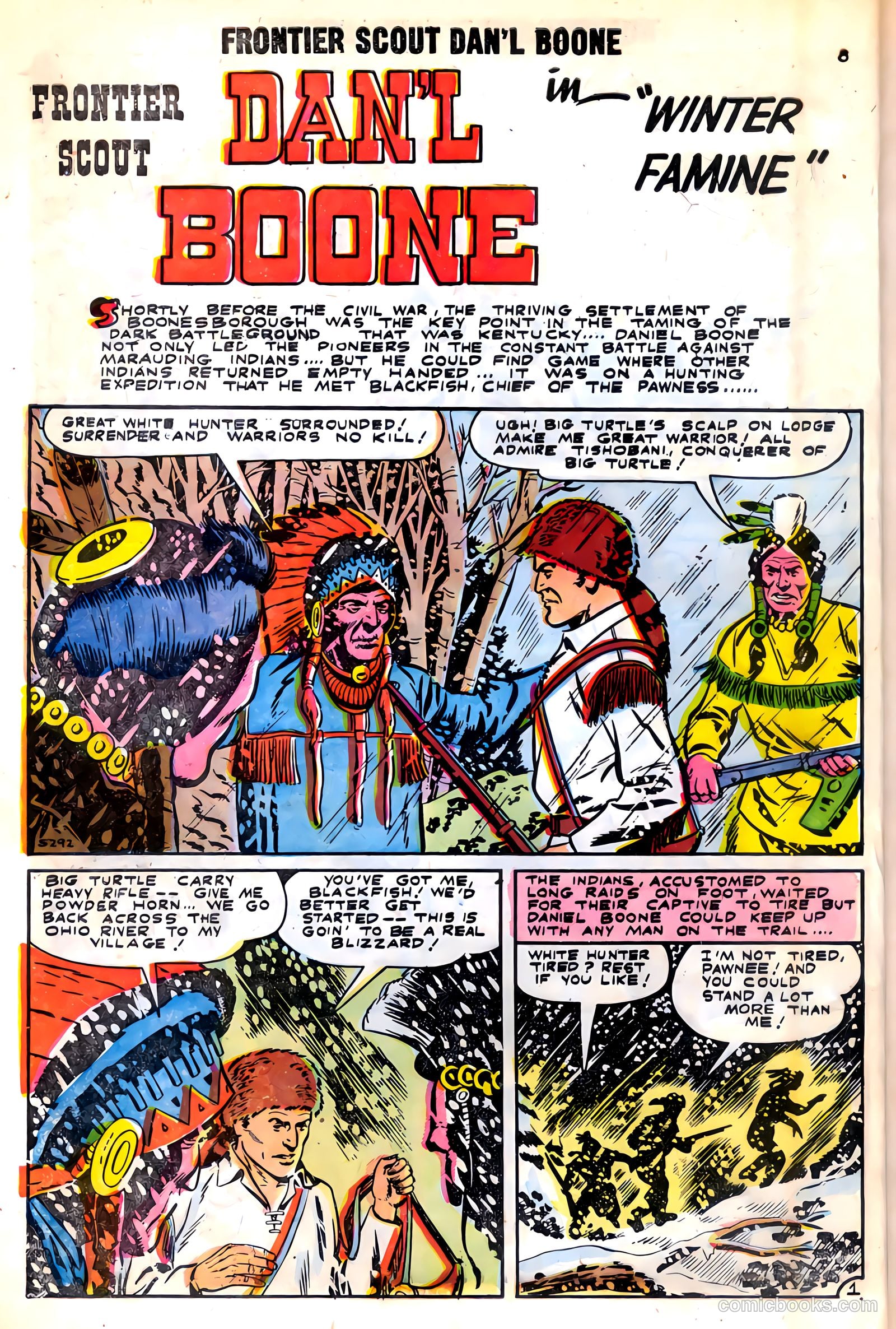 Frontier Scout, Dan'l Boone #10 (1956, Charlton) — page 10 of 36