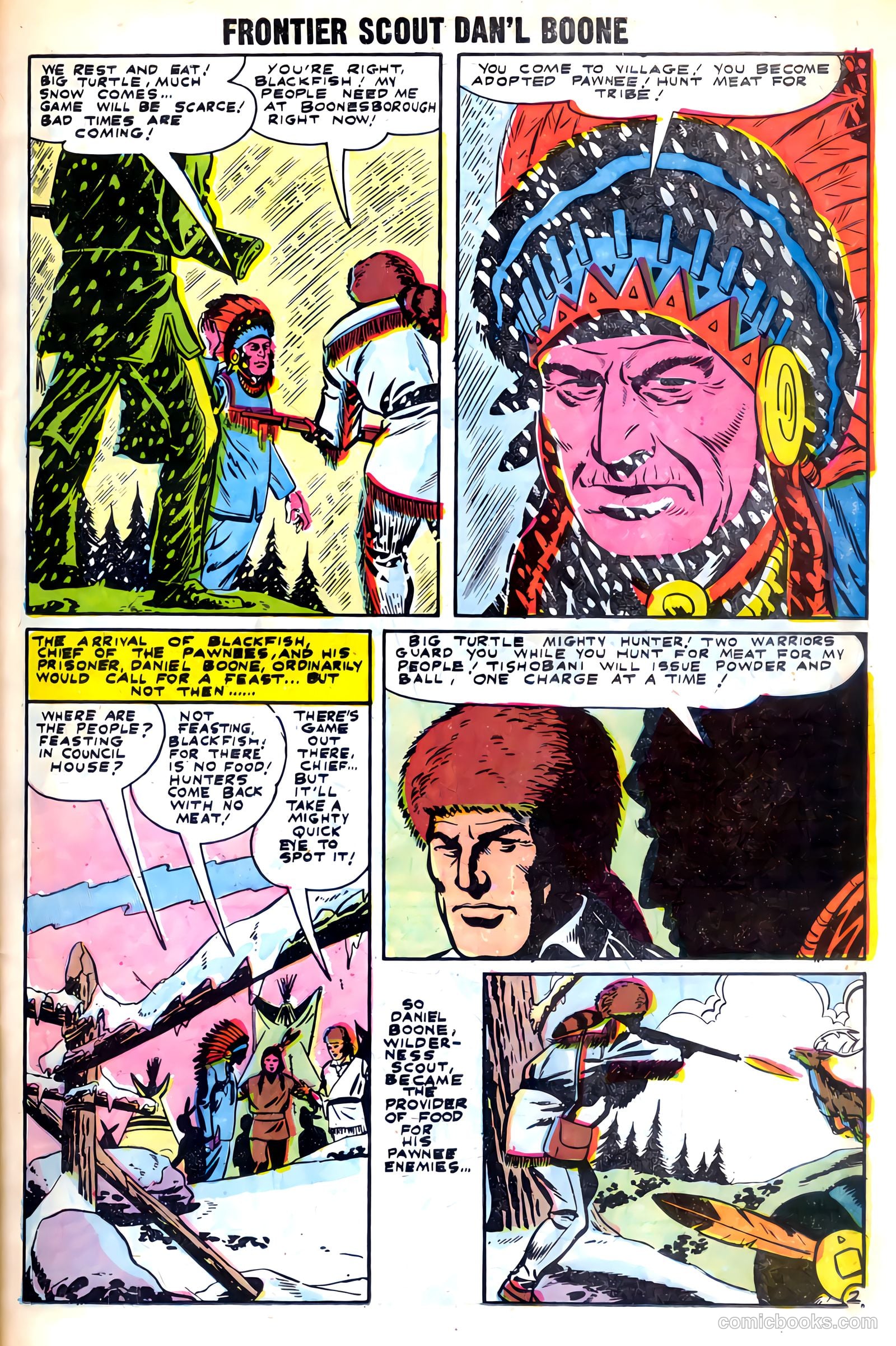 Frontier Scout, Dan'l Boone #10 (1956, Charlton) — page 11 of 36