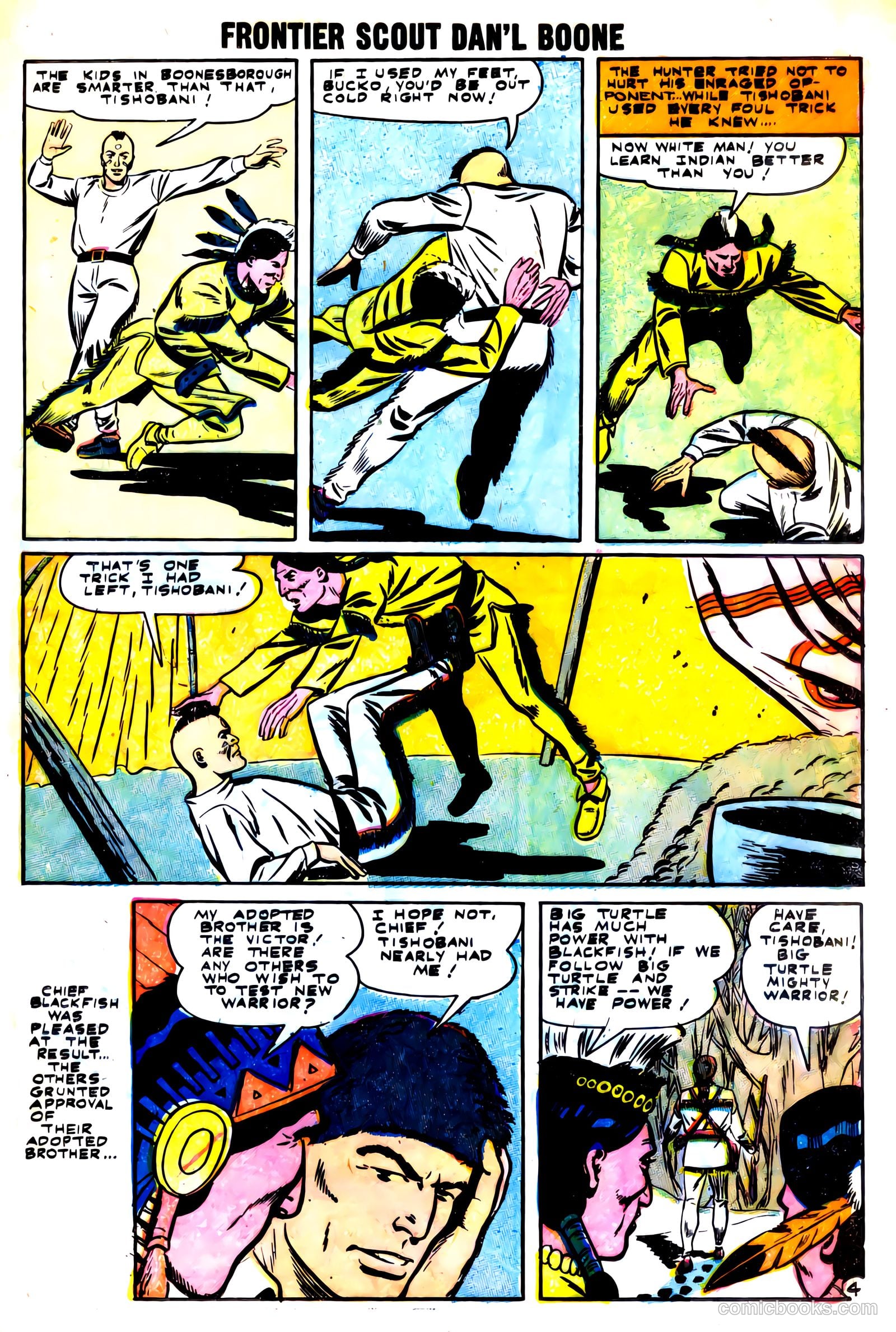 Frontier Scout, Dan'l Boone #10 (1956, Charlton) — page 13 of 36