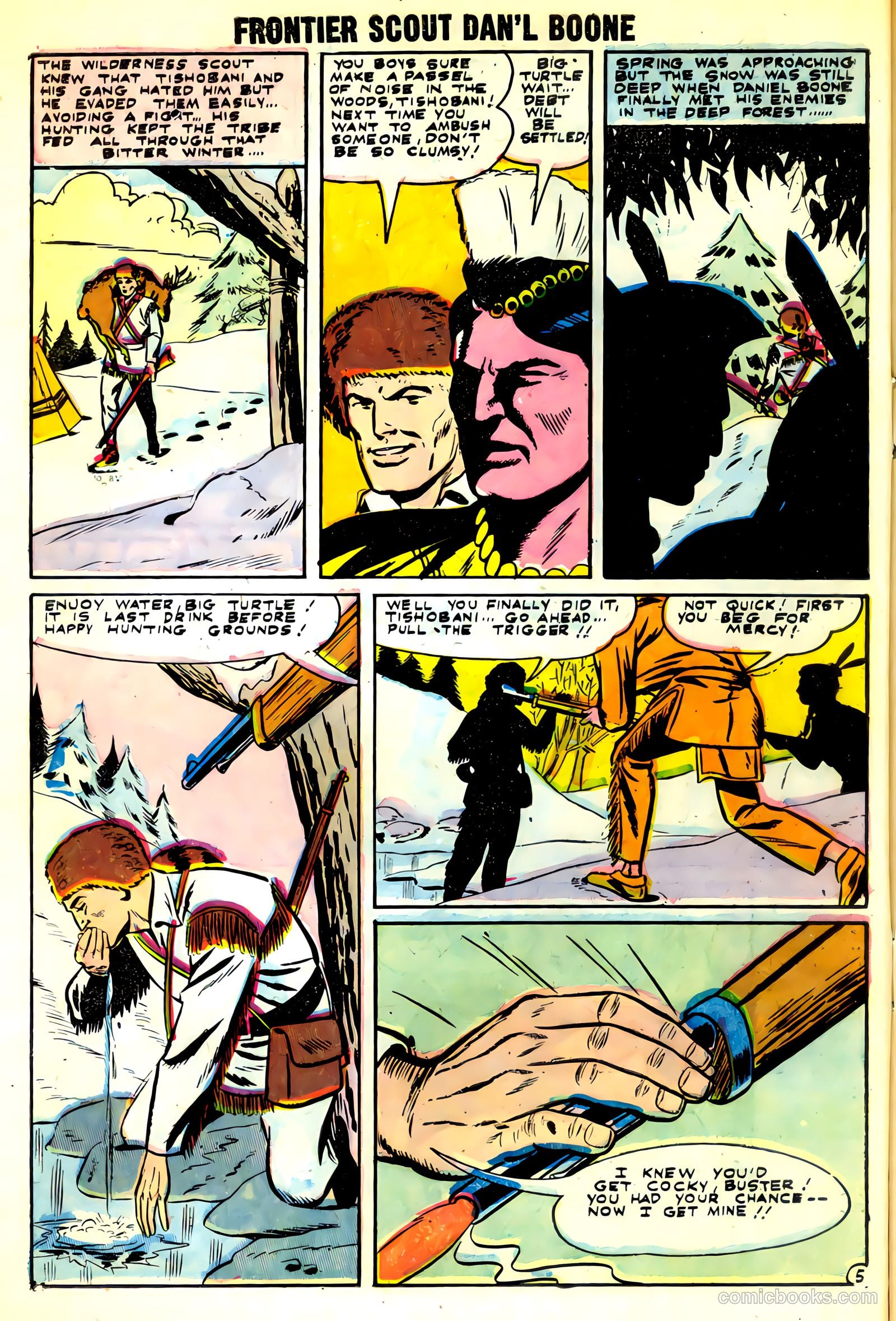 Frontier Scout, Dan'l Boone #10 (1956, Charlton) — page 14 of 36