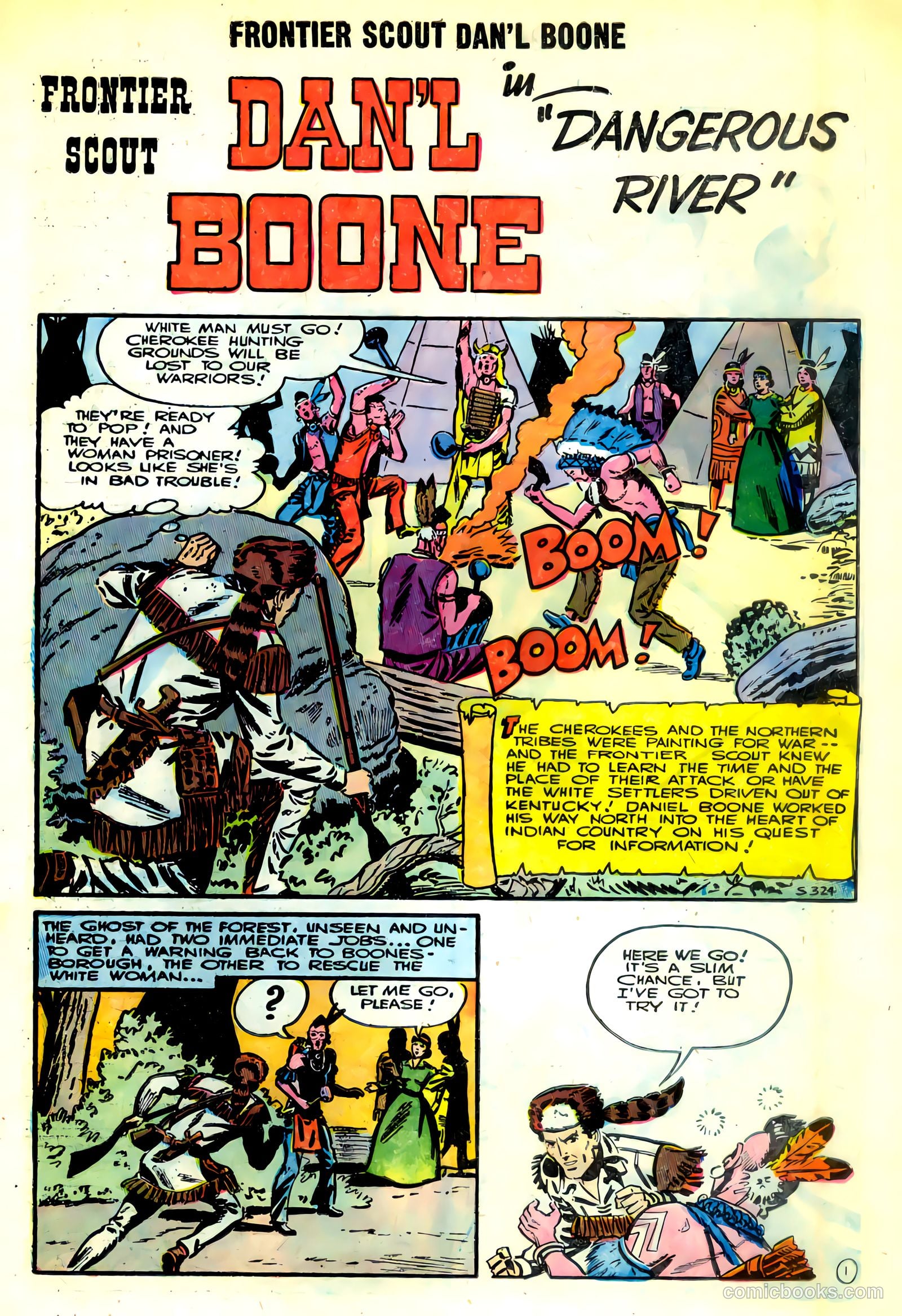 Frontier Scout, Dan'l Boone #10 (1956, Charlton) — page 19 of 36