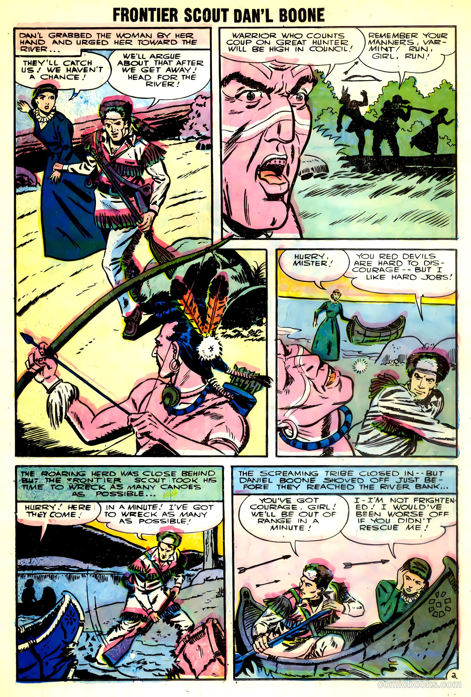 Frontier Scout, Dan'l Boone #10 (1956, Charlton) — page 20 of 36