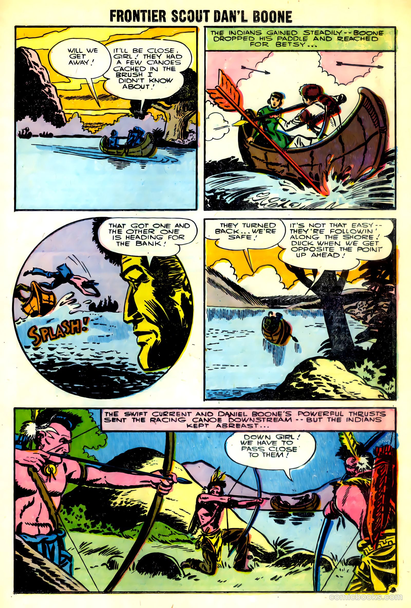 Frontier Scout, Dan'l Boone #10 (1956, Charlton) — page 21 of 36