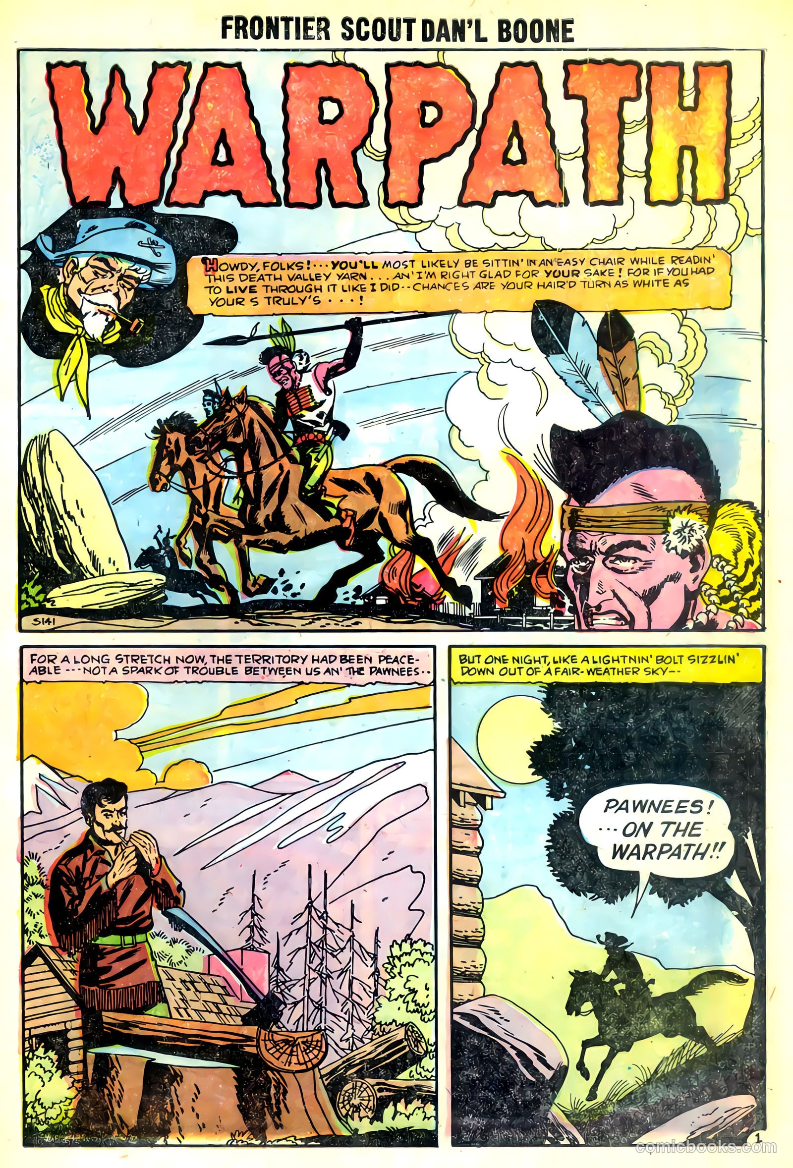 Frontier Scout, Dan'l Boone #10 (1956, Charlton) — page 27 of 36